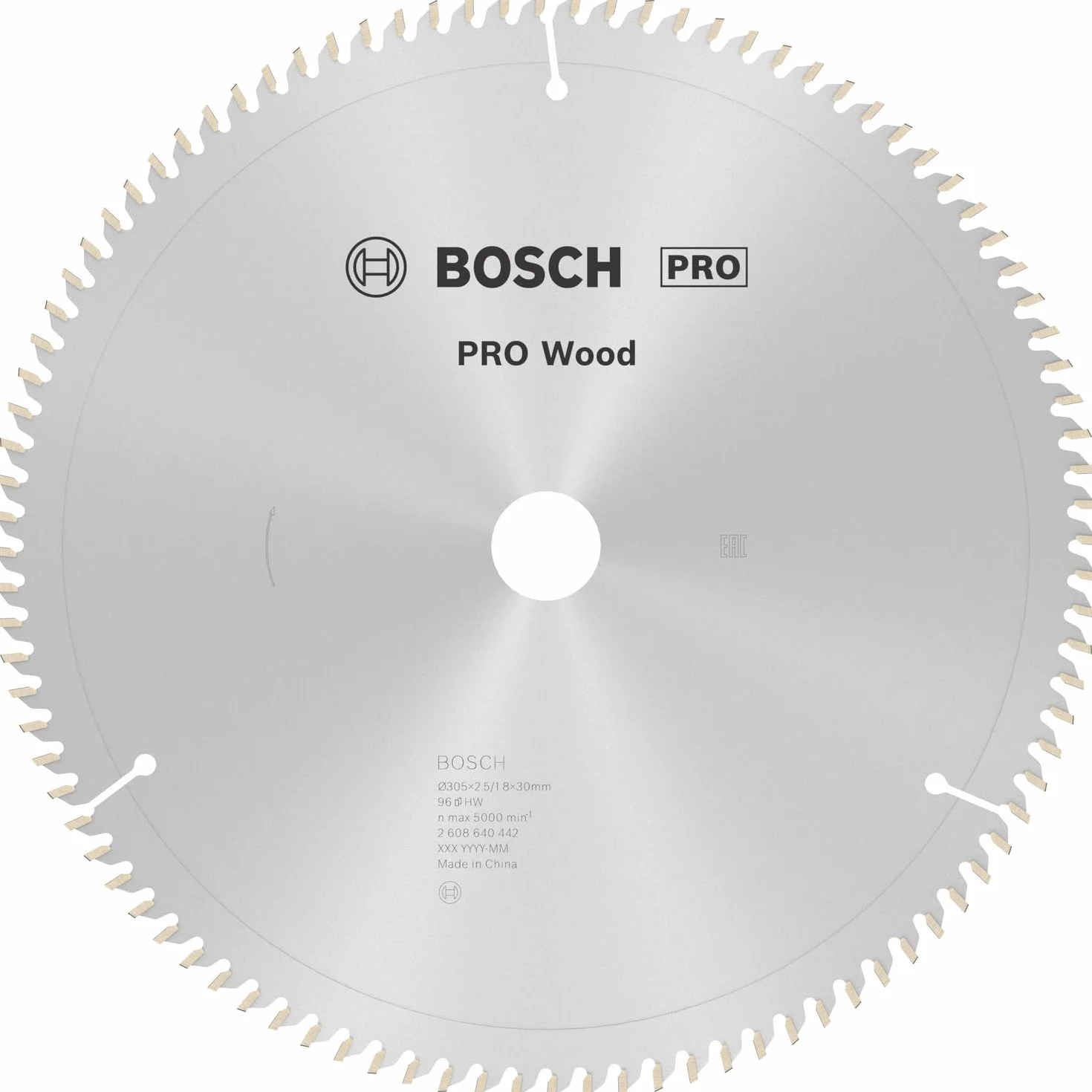 Bosch Lama per Sega Circolare PRO Wood a Filo per Troncatrici