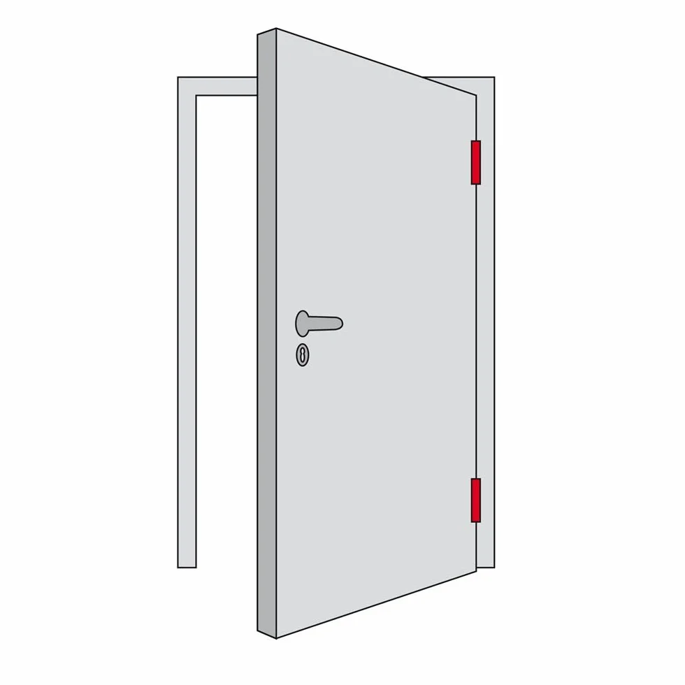 ABUS Catena di Sicurezza SK78 per Porta d'Ingresso - con Chiave | Catena temprata, cilindro a 4 perni girevole, blocco a molla per sicurezza bambini, adatta per porte destra e sinistra