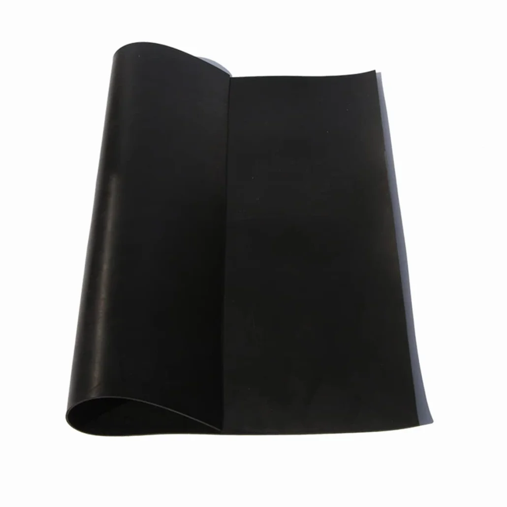 Guarnizione in Gomma Siliconica Nero Lastra 500mmx500mmx2mm Resistente Alte Temperature