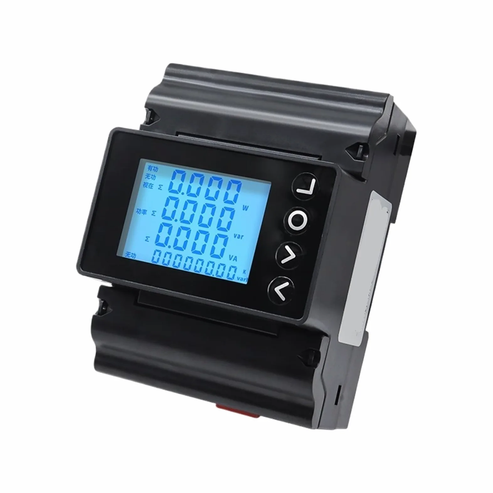 Misuratore di Potenza Digitale Watt RS485 Consumo di Corrente su Guida DIN Trifase CA 220 V(with 150A CT)