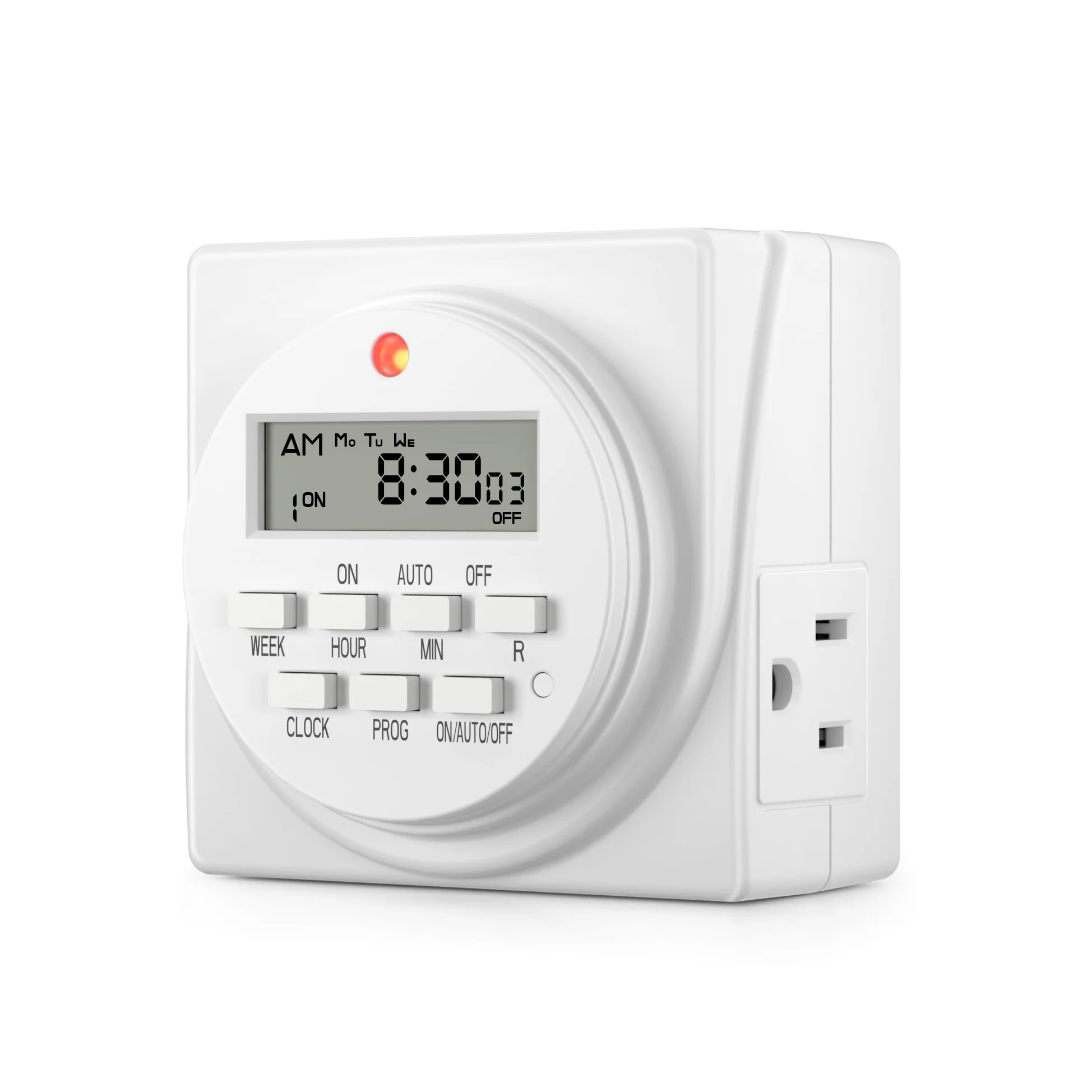 Century 7 Day Heavy Duty Digital Programmable Timer – Dual Outlet by Century Timer