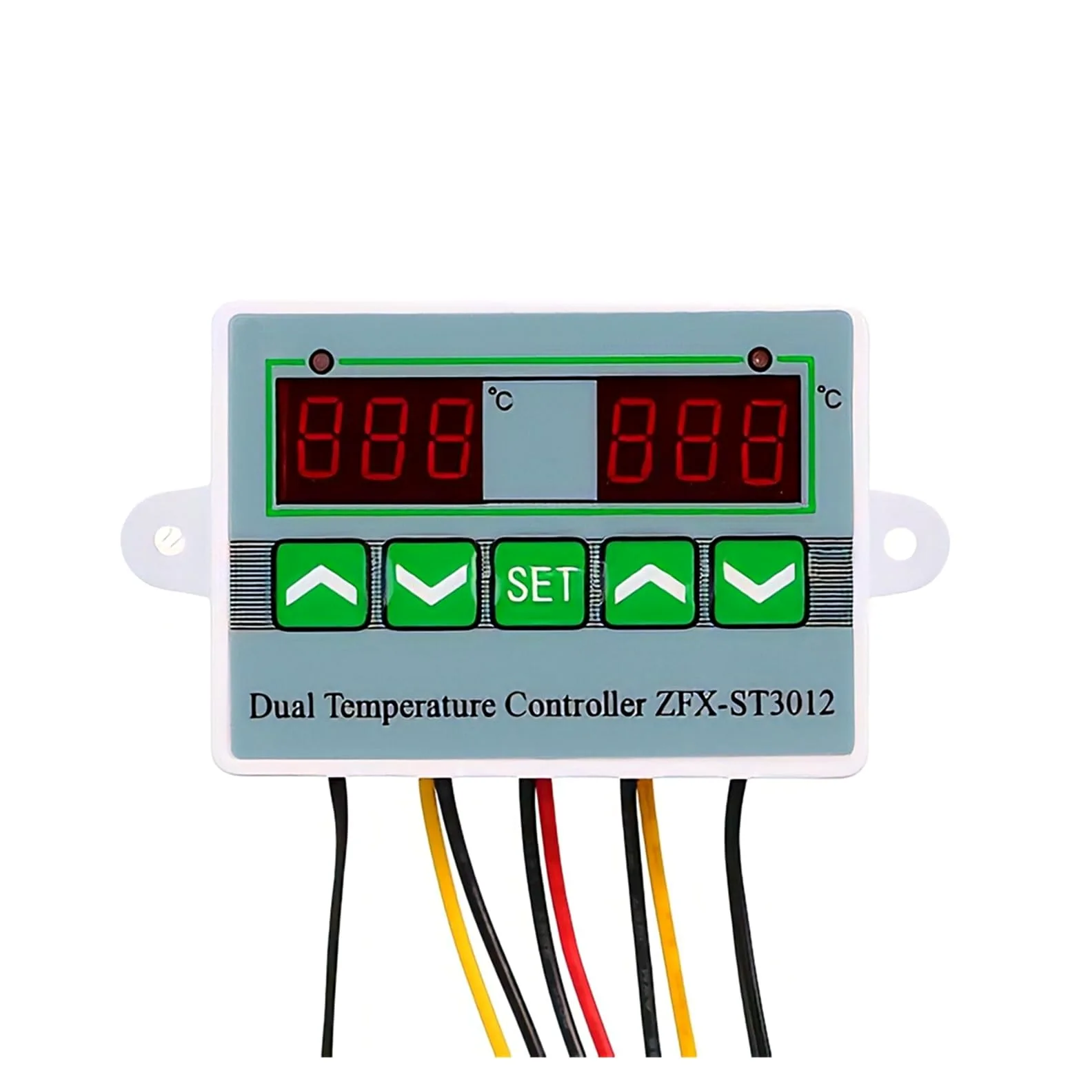 Termostato Intelligente, ZFX-ST3012 Doppio regolatore di Temperatura, termostato Digitale, microcomputer di Controllo dell'incubatore Doppia sonda DC 12V 24V / AC(24V)