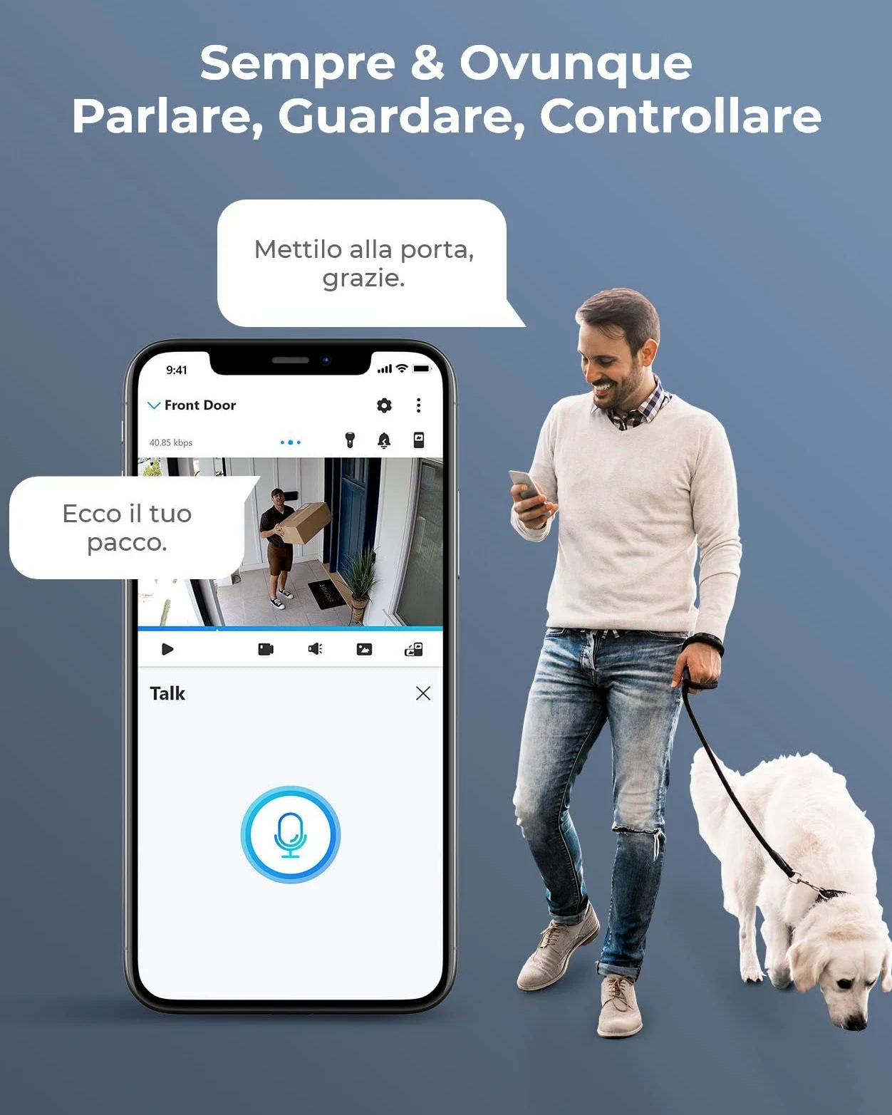 Reolink 12MP Kit Videosorveglianza PoE, NVR 8CH 4TB e 4X Telecamera Esterno Interno con Faretto, Rilevamento di Persona/Veicolo/Pet, Audio Bidirezionale, Sistema Espandibile a 16TB, RLK8-1200D4-A