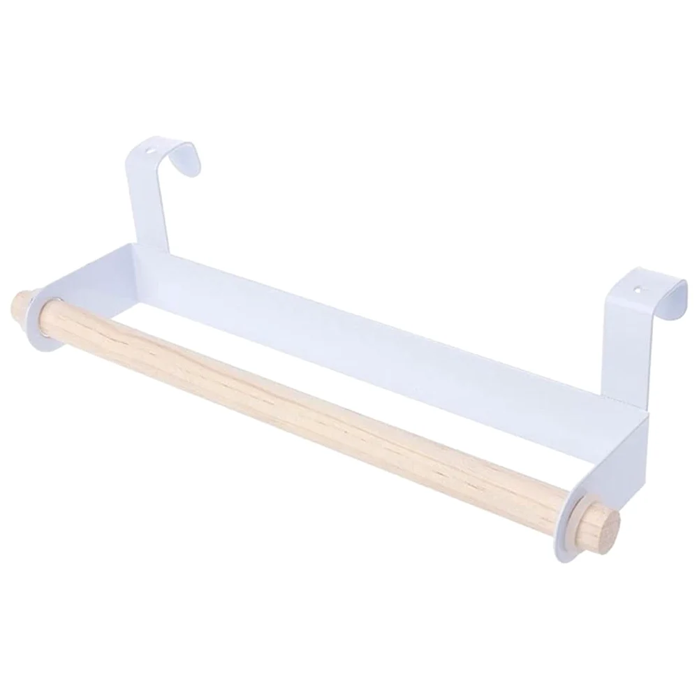Porta Rotoli di Carta da Cucina, Porta Asciugamani, Appendiabiti per fazzoletti da Appendere sotto l'anta del Mobile, Porta Asciugamani per Il Bagno, da Appendere sopra la Porta (b