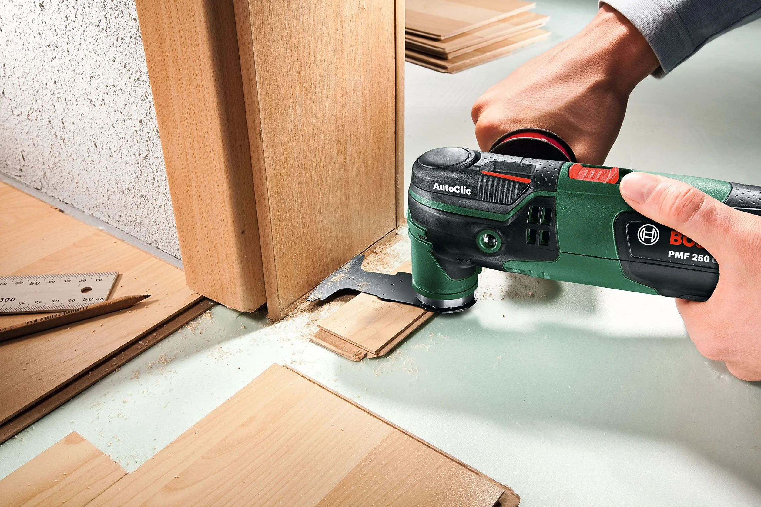Bosch Home and Garden AII 65 BSPB Accessorio multiutensile Legno duro Curvo Nero