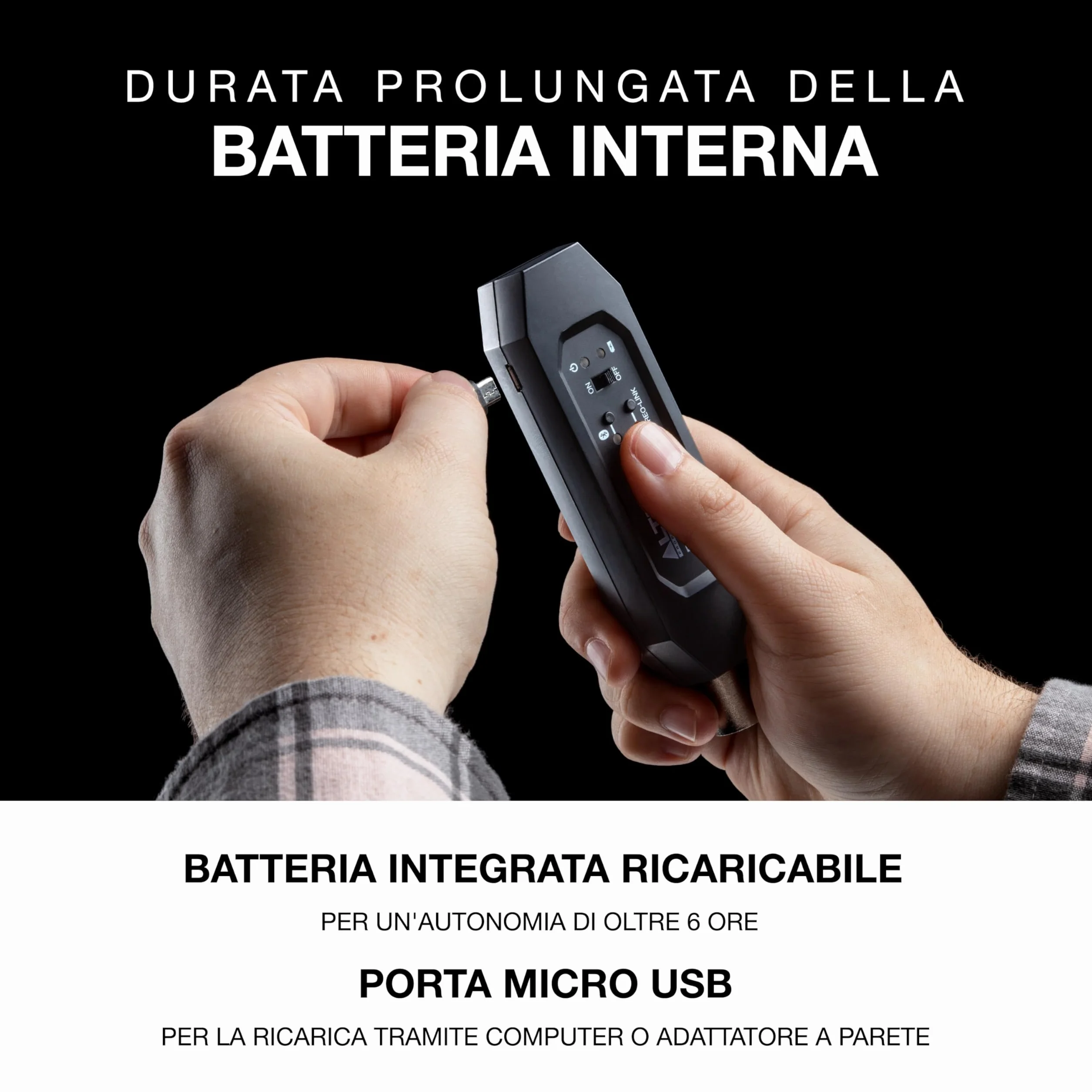 ALTO Bluetooth Total 2 - Ricevitore Stereo Bluetooth Ricaricabile Con Presa XLR per Mixer, Sistemi Audio e PA Attivi