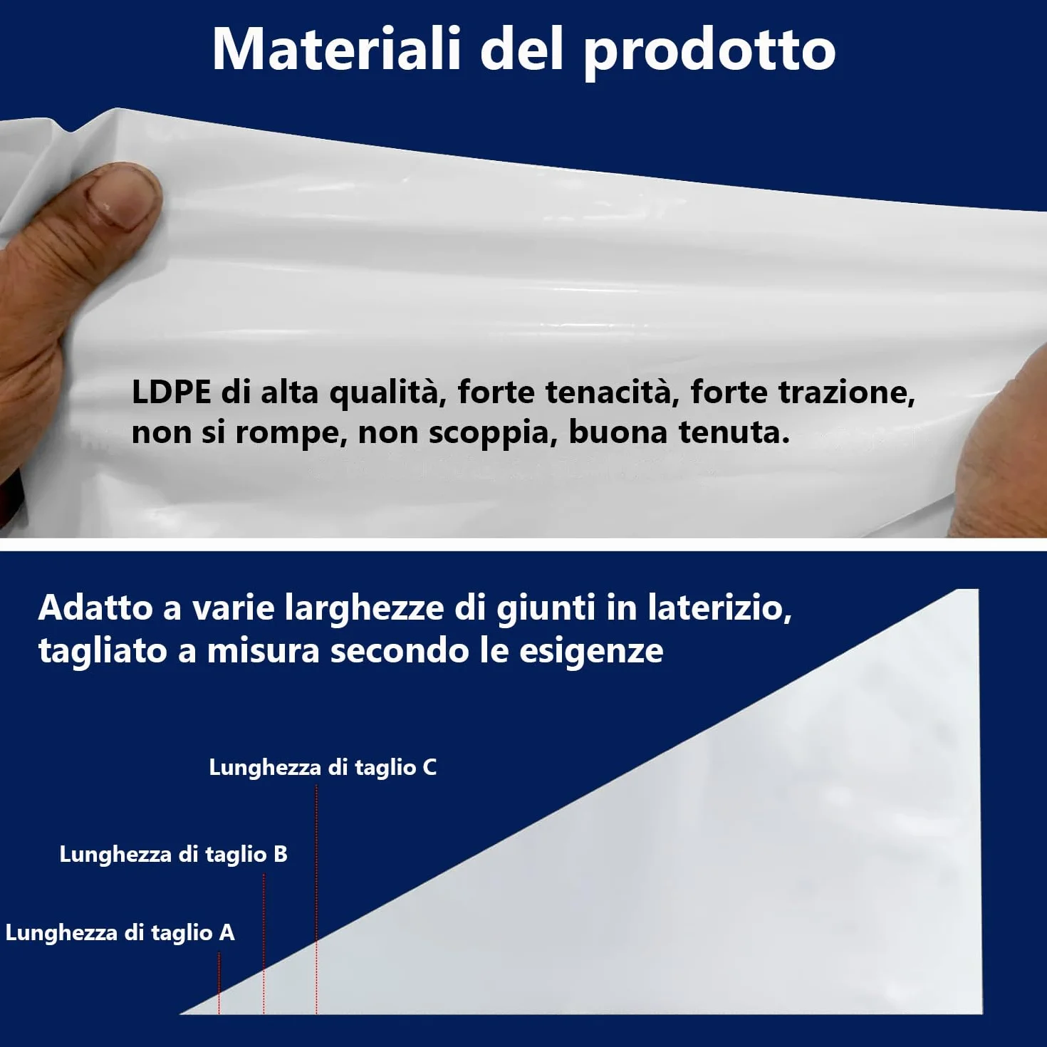 Sacca per Giunture Impermeabile 5 Pezzi, Sacchetto Malta Cemento Rapido per Fughe Piastrelle
