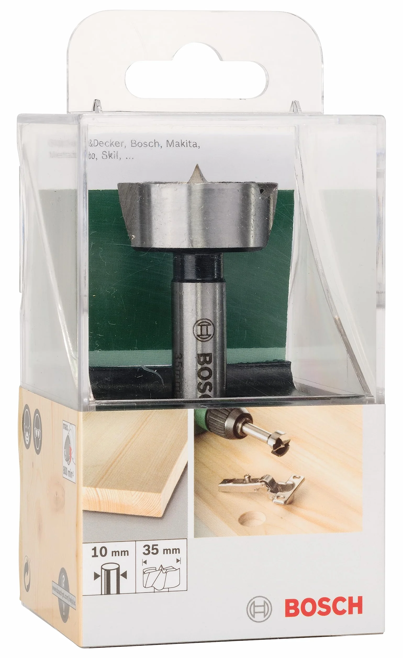 Bosch Punta per trapano 90 mm 35 mm