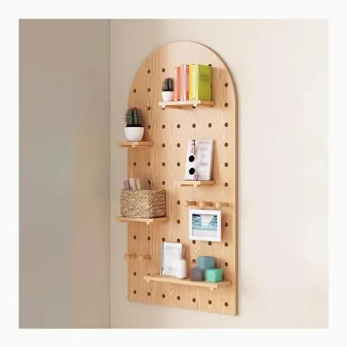 Generico Pannello Forato per Attrezzi da Garage, Porta Punte da Trapano, Set di Chiavi Inglesi, Kit di Pannelli forati, Pannelli forati in Legno, organizzazione a Parete con Pannello Forato, Esposito
