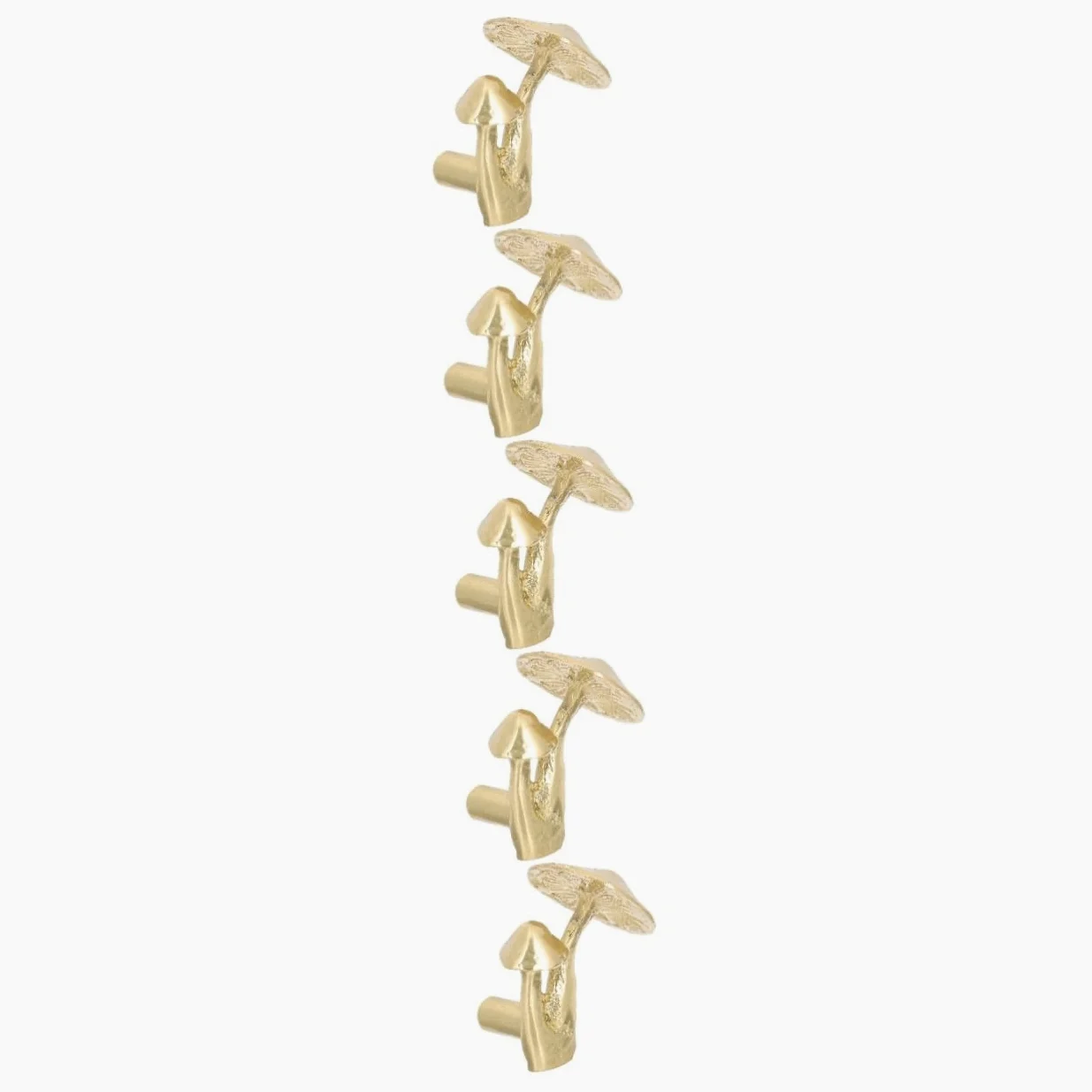 Artibetter 5pezzi Pomello Per Mobili Ottone Forma Di Fungo Maniglia Per Armadi Design Elegante e Resistente Per Rinnovare Tuoi Spazi Domestici