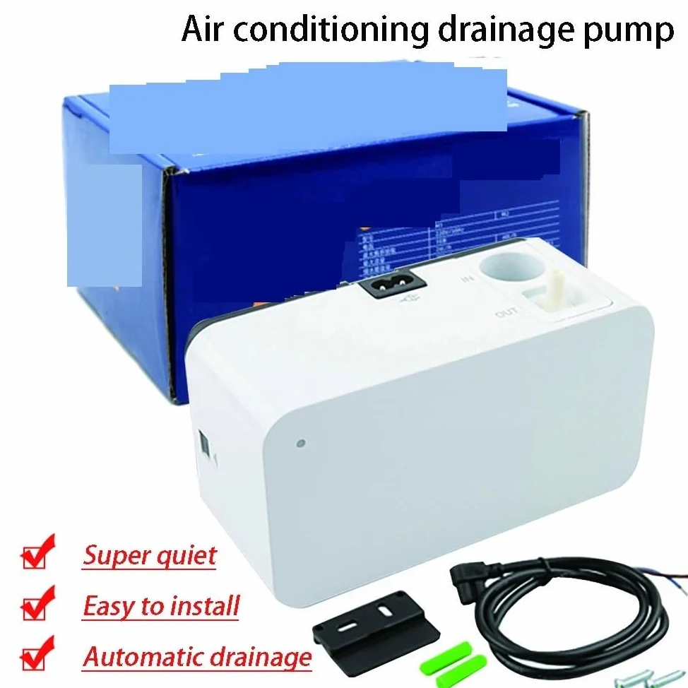 Pompa Condensa Climatizzatore, Pompa di drenaggio del condizionatore d'aria Pompe di sollevamento for la rimozione automatica della condensa ultra-silenziosa for condizionatori d'aria a gancio da 1 a