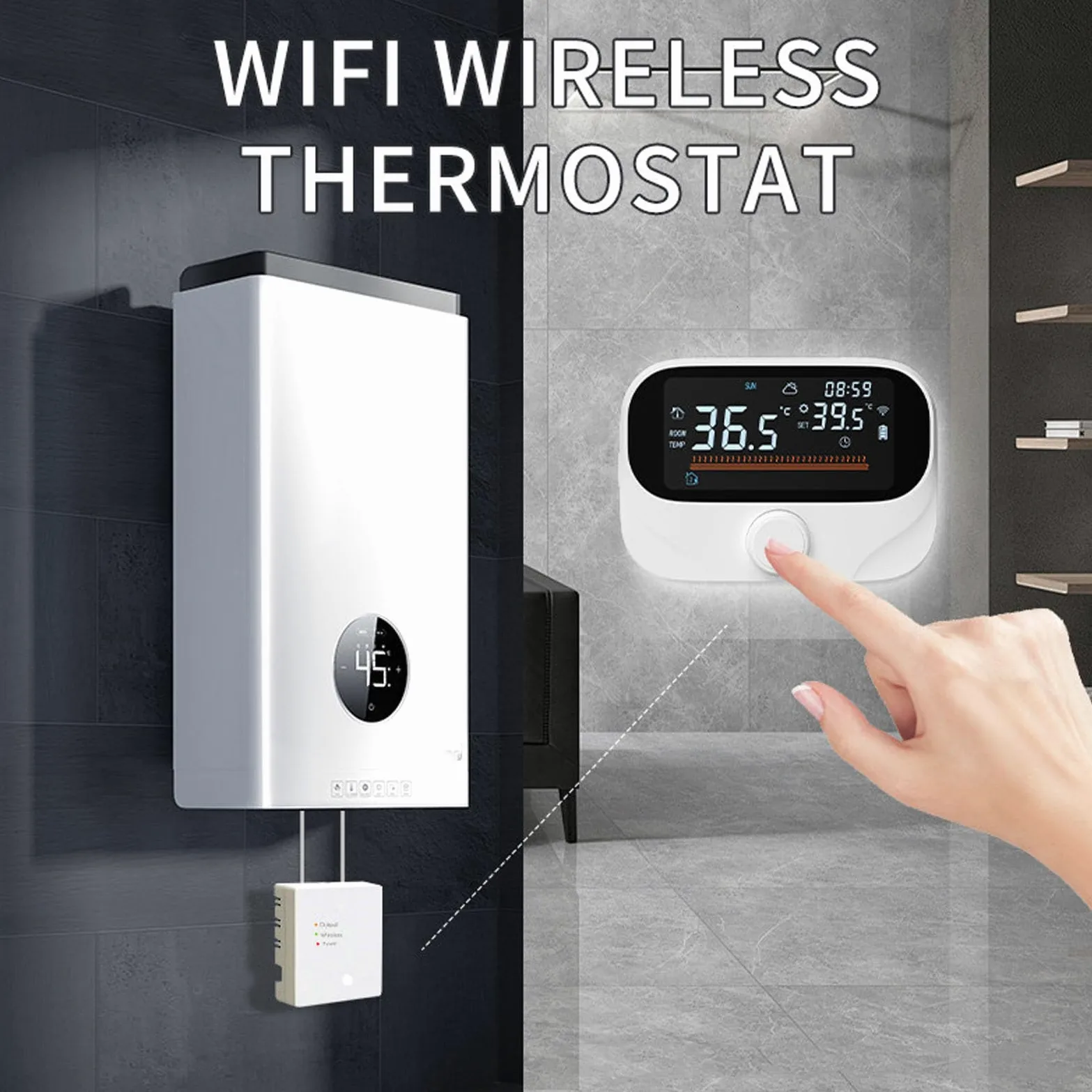 CHICIRIS WiFi Boiler Thermostat, Programmable Smart Temperature