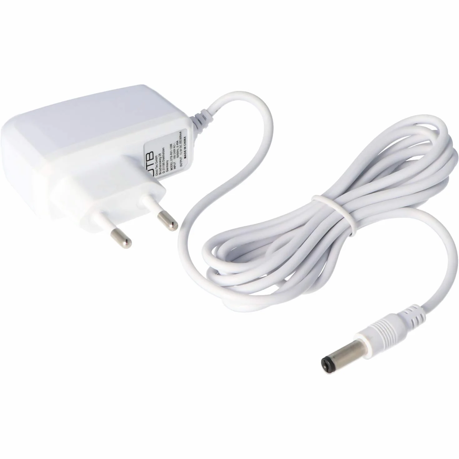 Adattatore, bianco per per Tivoli Audio PAL, iPAL Radio 12 Volt, corrente di carica 56