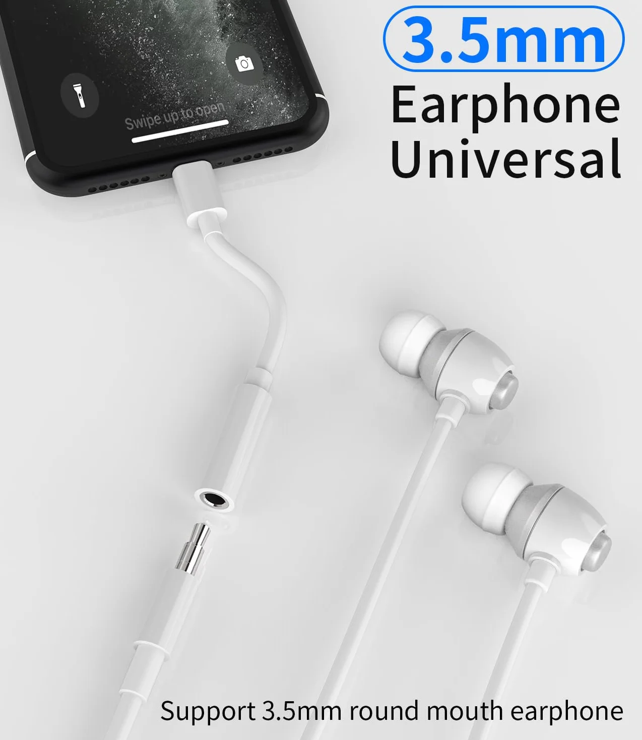 Adattatore Lightning a 3,5 mm per iPhone 14 13 Pro Max Jack Cuffie Audio Cavo Connettore Certificato per Apple MFI AUXiliare Splitter per iPad Cuffie Accessori