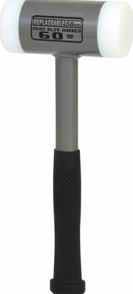 KS Tools 140.5277 Mazzuola Antirimbalzo con Manico Tubolare Acciaio