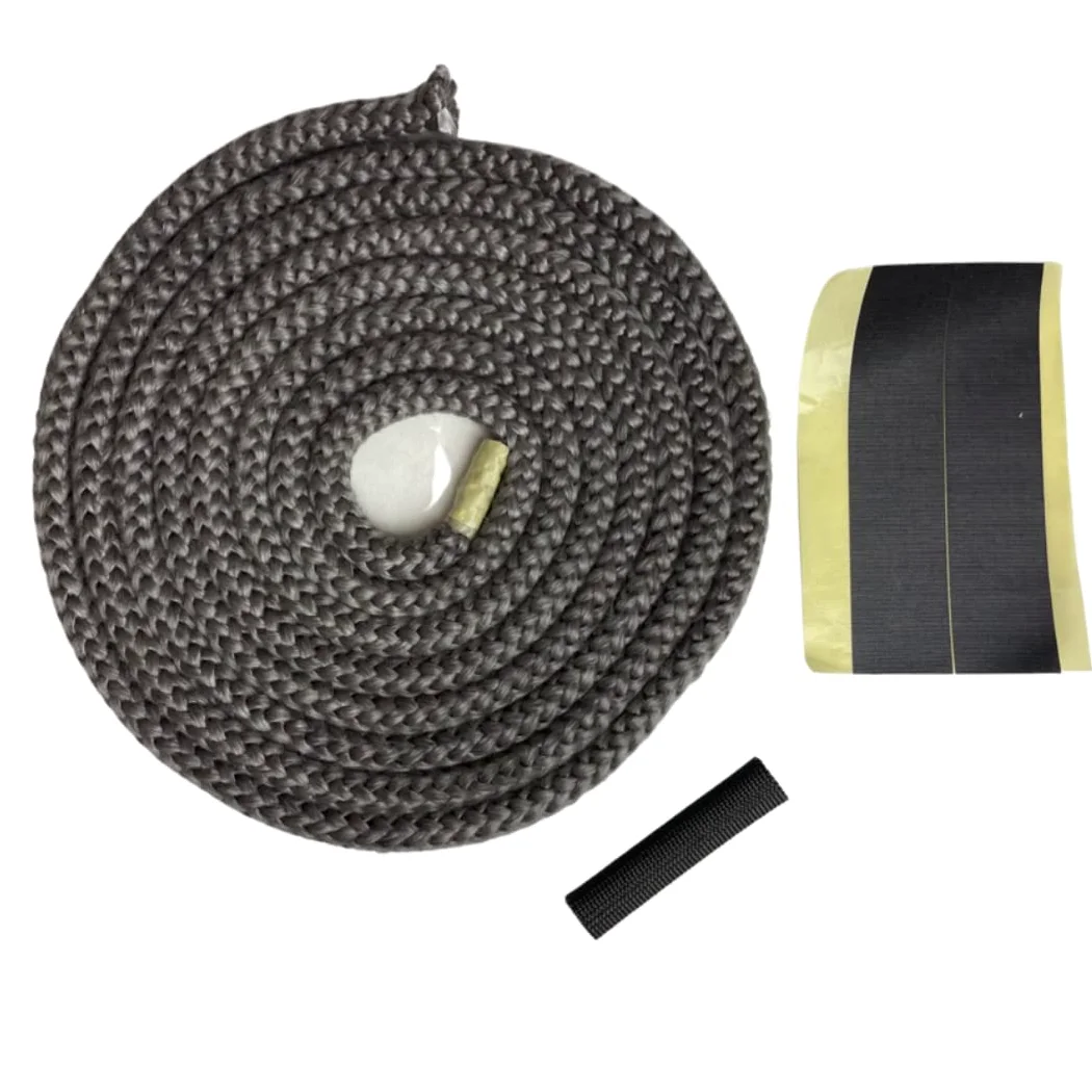 Justus - Guarnizione per porta del camino, 3 m, ø 10 x 10 mm, per modelli Lagos, Reno, R P50-5, Viking, Polarfalò K2