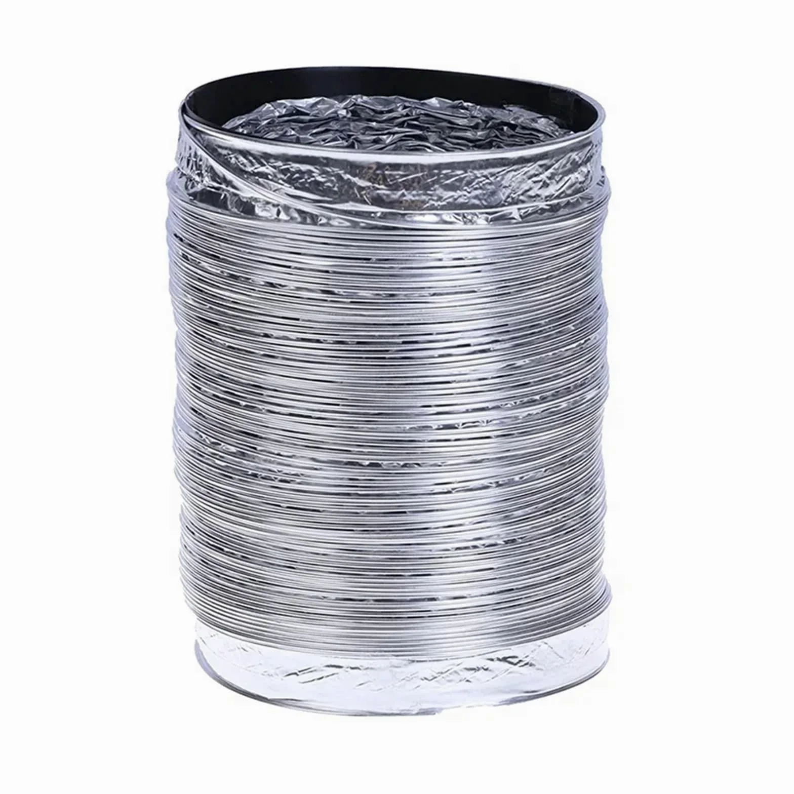 Tubo per Stufa Tubo di Ventilazione da 4 Pollici 100mm Tubo di Alluminio in PVC Tubo di Ventilazione dell'Aria Tubo di Scarico Flessibile Condotto di Scarico 3/2M Sfiato del Sistema d'Aria