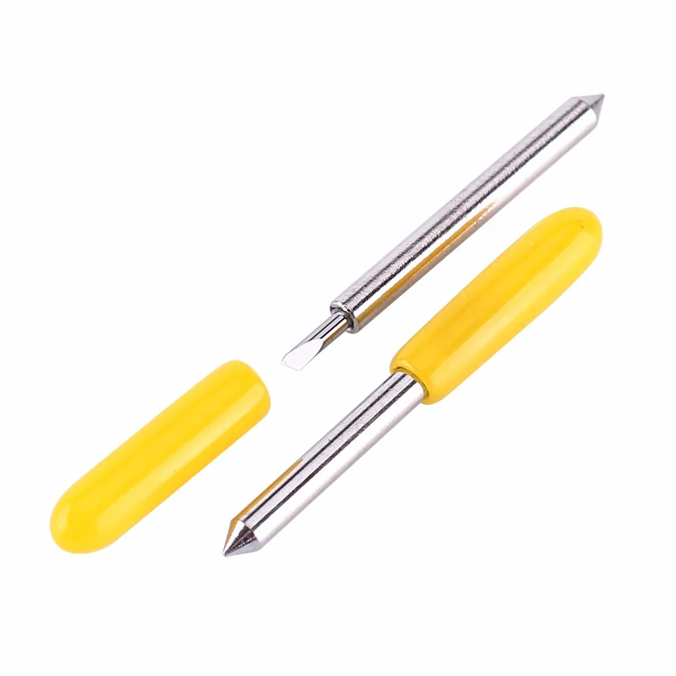 Summa Cutter Blades 15Pcs Utensile Taglio per Plotter in Acciaio Al Tungsteno 30-60 Gradi con Supporto