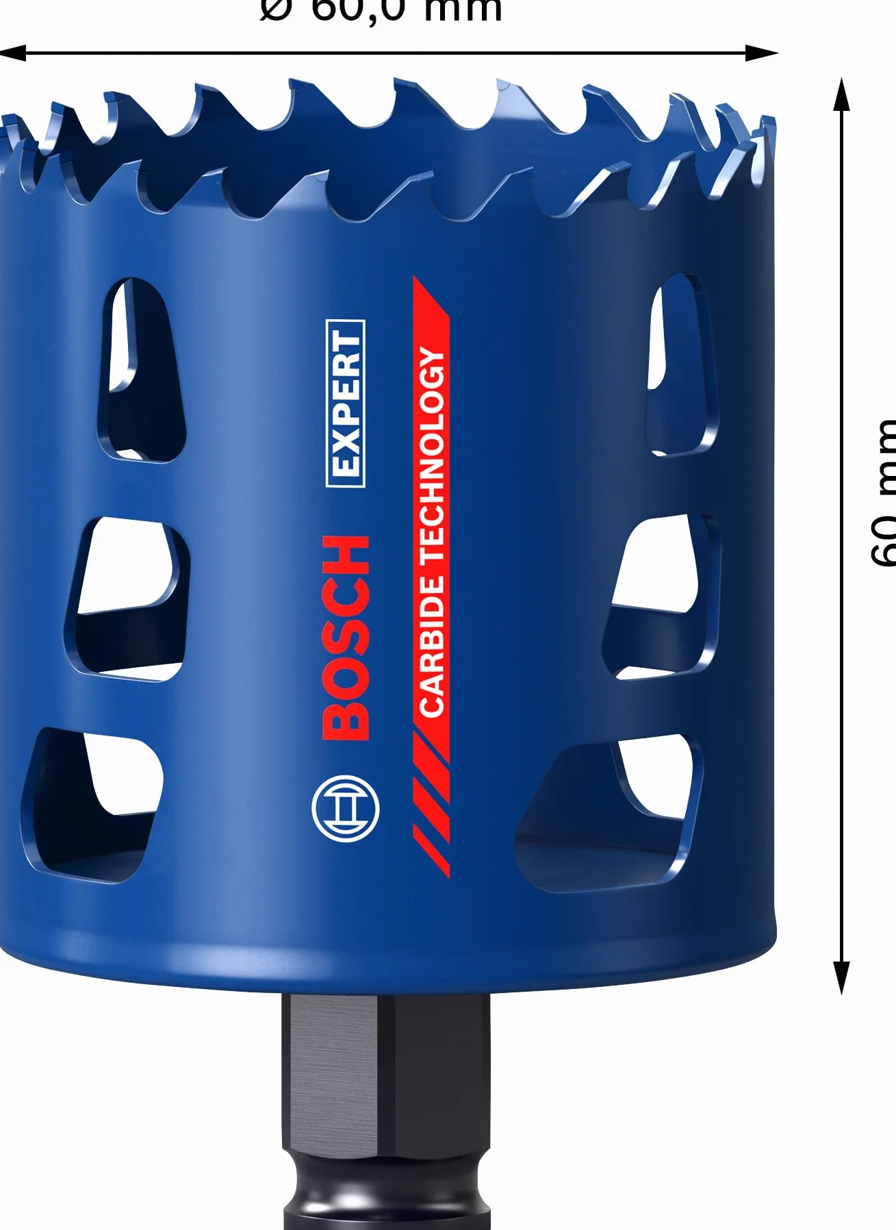 Bosch Sega a tazza EXPERT Multi Material Power Change Plus Ø 60 mm Profesjonalne Akcesorium