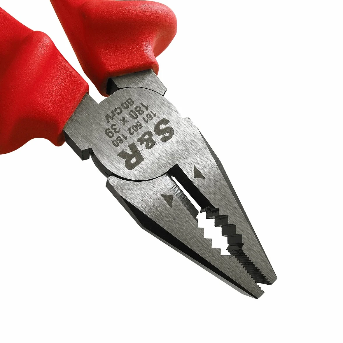 S&R Pinza da Elettricista Universale 180 mm VDE 1000V Acciaio Cr-V Forgiato