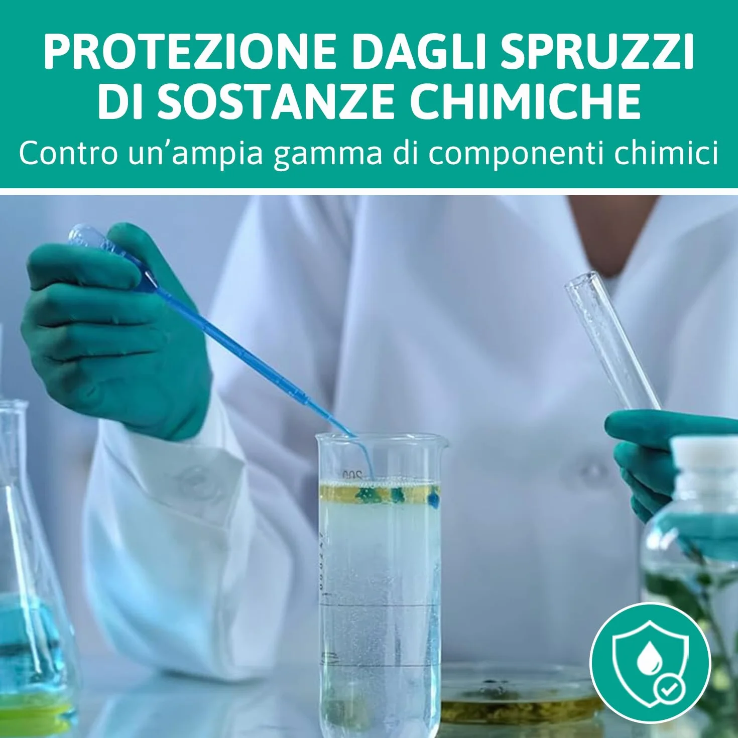 Ansell TouchNTuff 92-600 Guanti Monouso in Nitrile, Senza Polvere, Alta Resistenza Chimica, Verde, Taglia L (100 Pezzi)