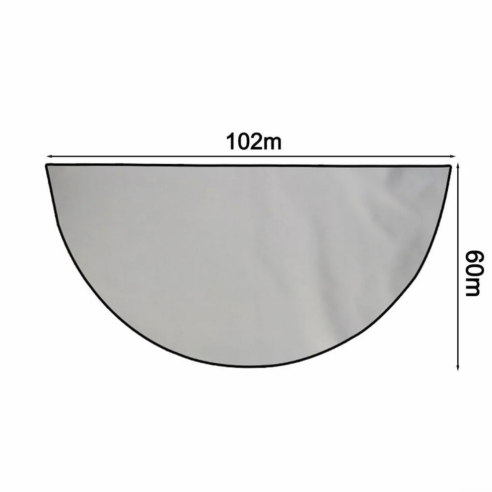 DAZZLEEX Tappetino in silicone in fibra di vetro per camino, protezione del pavimento, tappeto per camini, resistente al fuoco, per stufe a legna, camino, per interni ed esterni (1 mm x 102 cm x 60 cm