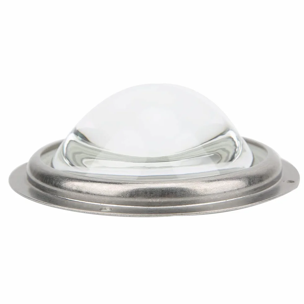 Lente LED Piano Convessa, 100 Mm 60° Lenti Ottiche Convesse Lente Condensatore in Gomma Impermeabile Staffa Circolare Fissa Per LED 20-200 W