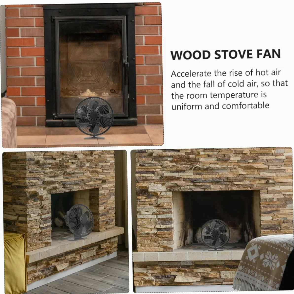 Alipis 1pezzi Ventilatore Per Energia Termica Copertura Protettiva Ottimizza La Circolazione Del Calore Per Ambienti Confortevoli e Accoglienti
