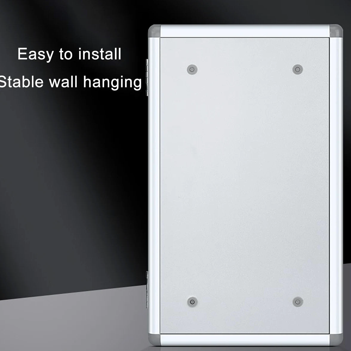 Armadietto portachiavi da parete con 48 Hoo ed etichette - Key nizer per case comunali e concessionarie auto - Soluzione Sto efficiente per un facile accesso