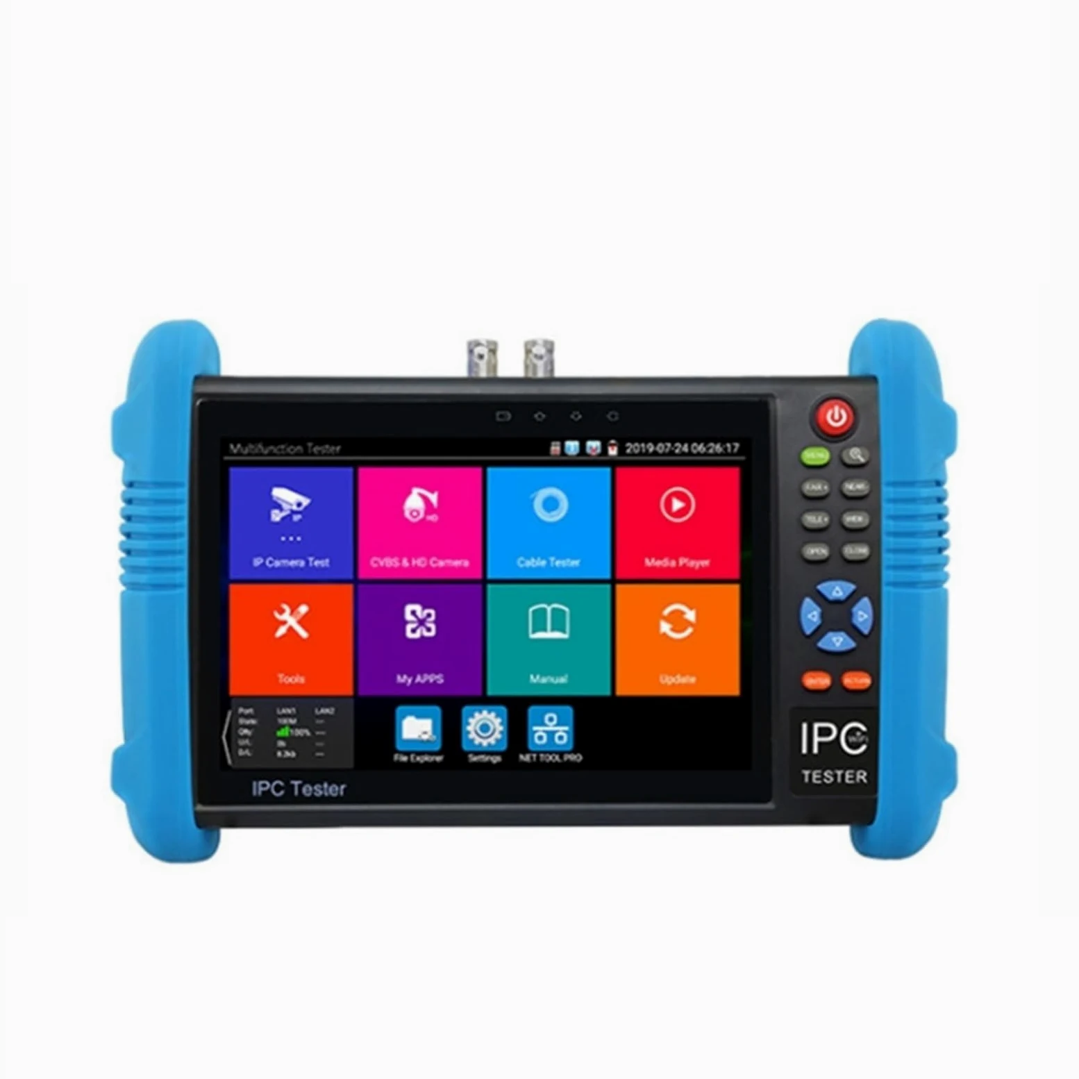 CCTV Tester, IPC-9800Pro CCTV IPC Tester Supporta Test Telecamera IP 8K 8MP AHD TVI SDI CVI VGA HDMI Wifi RJ45 Cavo TDR
