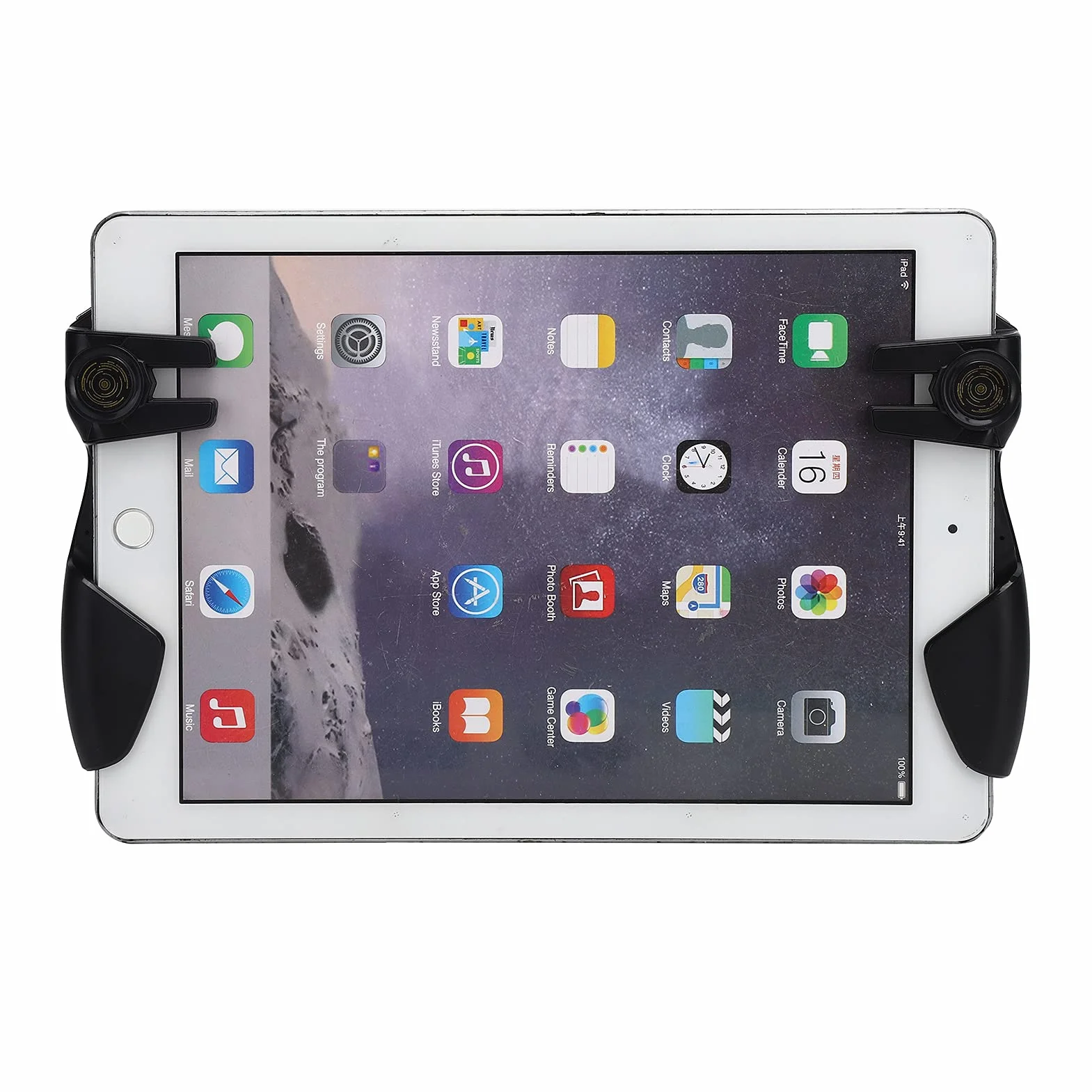 Trigger del Joystick del Gioco del Tablet 4 Grilletti Funzionamento a 6 Dita Controller della Maniglia del Gioco Mobile Trigger di Tiro Ergonomico del Gamepad Ad Alta Sensibilità per Android Tablet
