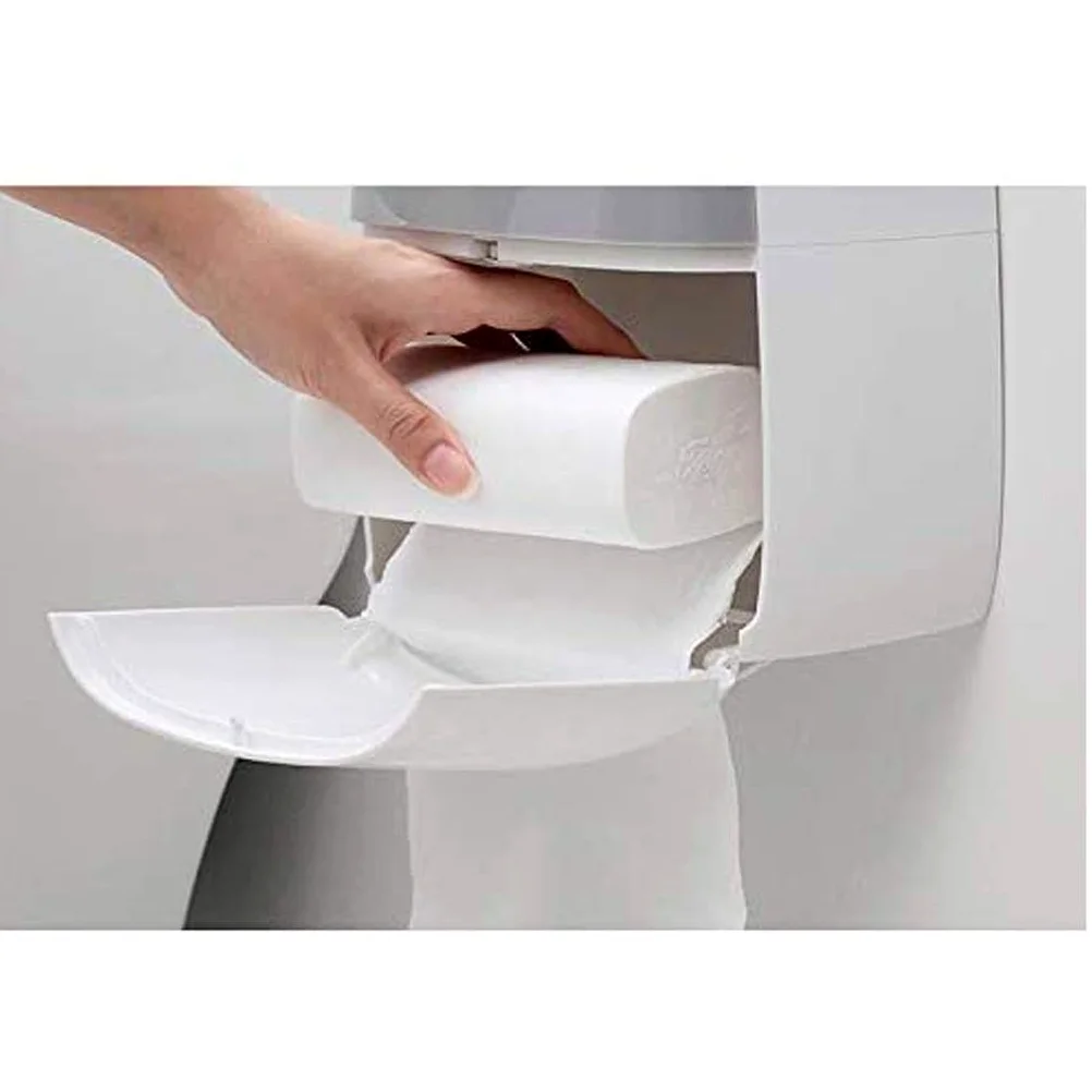 NEECS Porta Carta igienica, Porta fazzoletti autoadesivi da Parete in plastica per Bagno