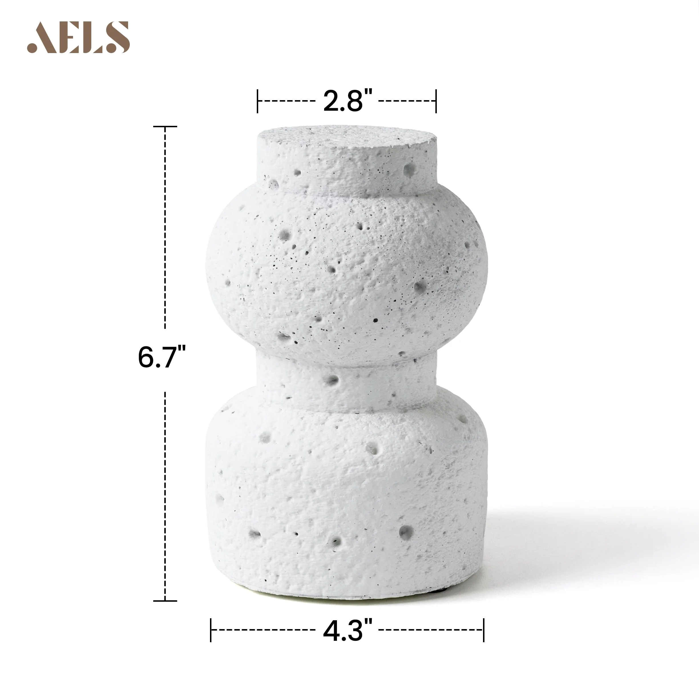 AELS Fermaporta decorativo testurizzato, resistente e senza trapano, design portatile per interni ed esterni, ideale per patio, cortile, giardino, elegante decorazione per la casa moderna di metà
