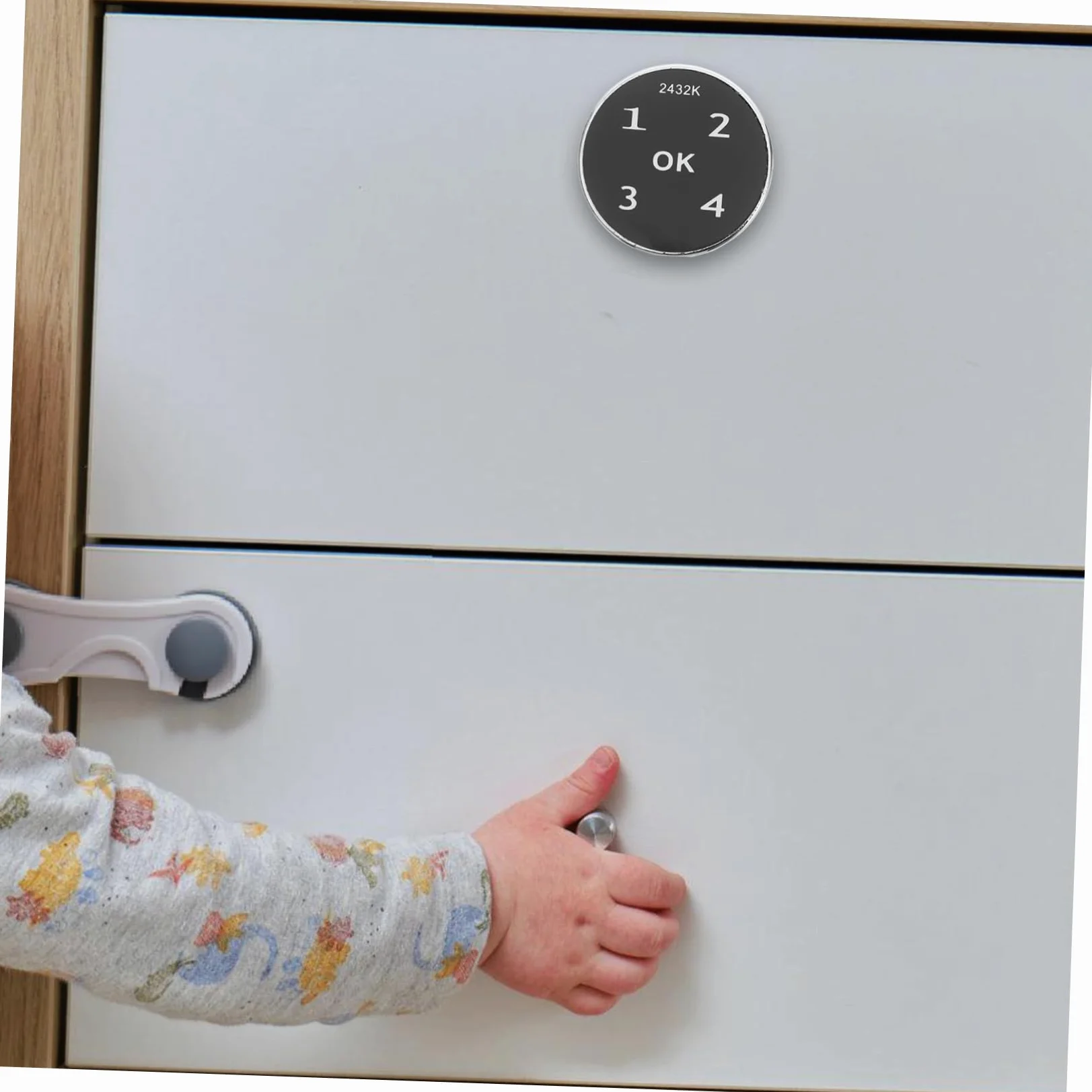 SHINEOFI 2 Pezzi Serratura Digitale con Codice Tastiera per Armadietti e Sicurezza Avanzata e Design Professionale per Tuoi Oggetti