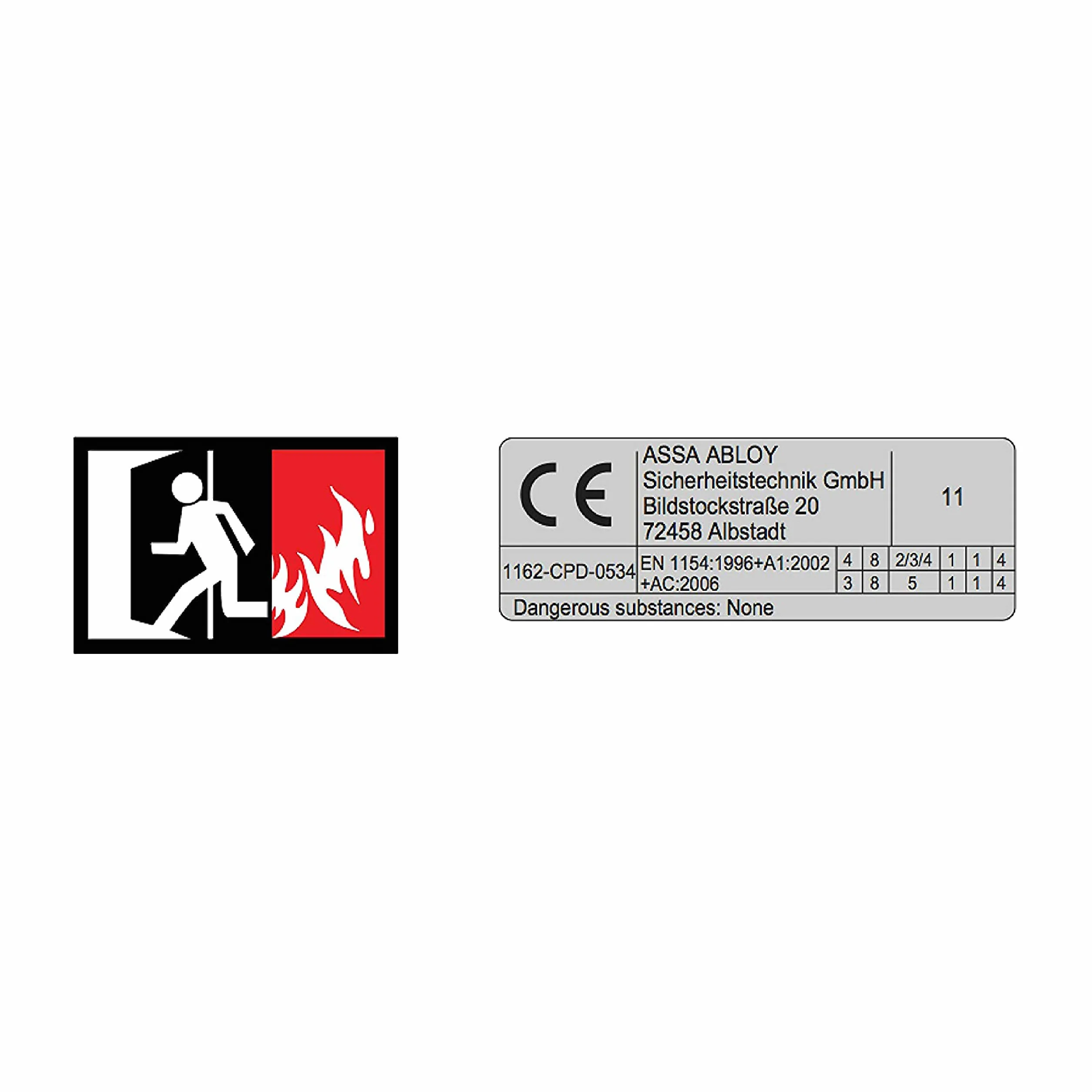 Tesa Assa Abloy Dc140 – 0 - Dev1-, Corpo Di Chiudiporta Dc140, Argento