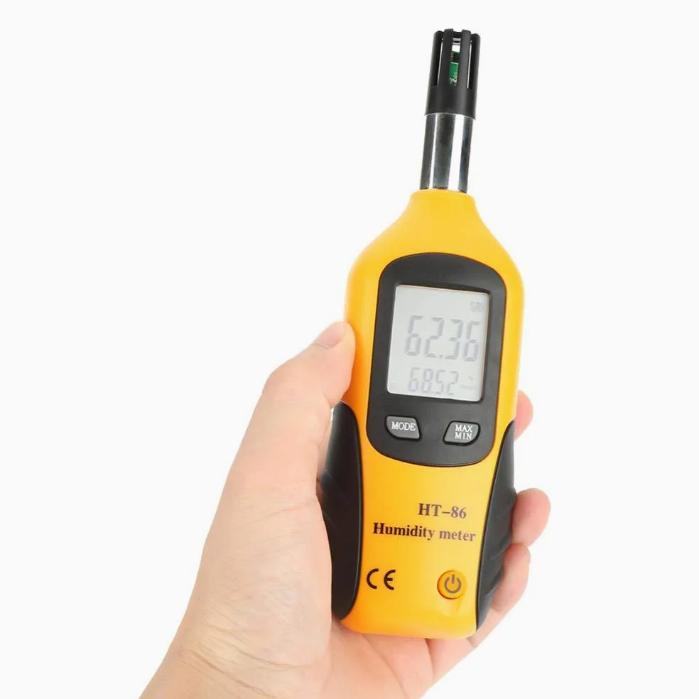 Akozon Tester Umidità, termometro igrometro, termometro digitale, igrometro, temperatura e umidità, misuratori di umidità con schermo LCD retroilluminato