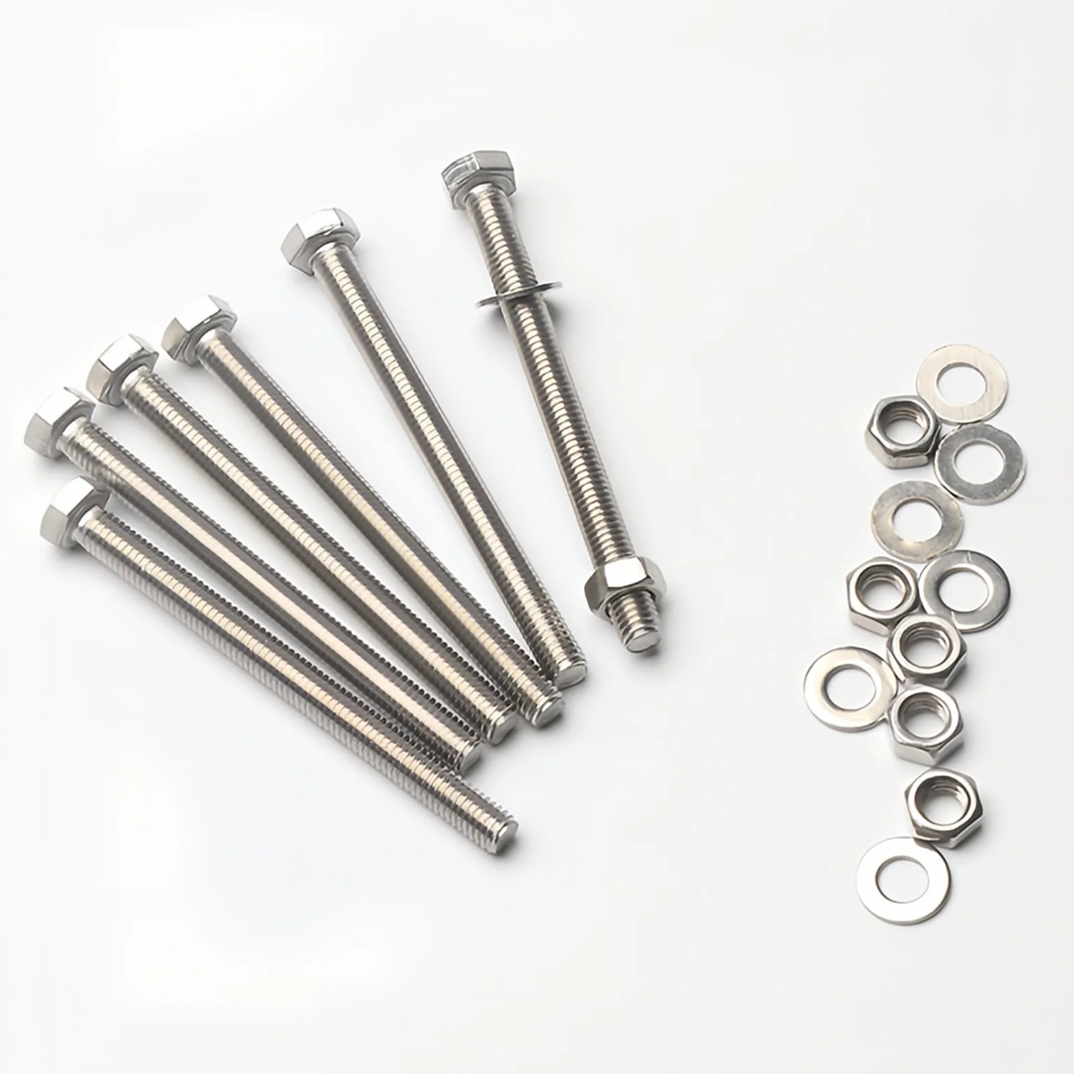 Kingsea Set di 2 pezzi di montaggio per cassetta postale Fence 2,4 × 28 cm in acciaio inox