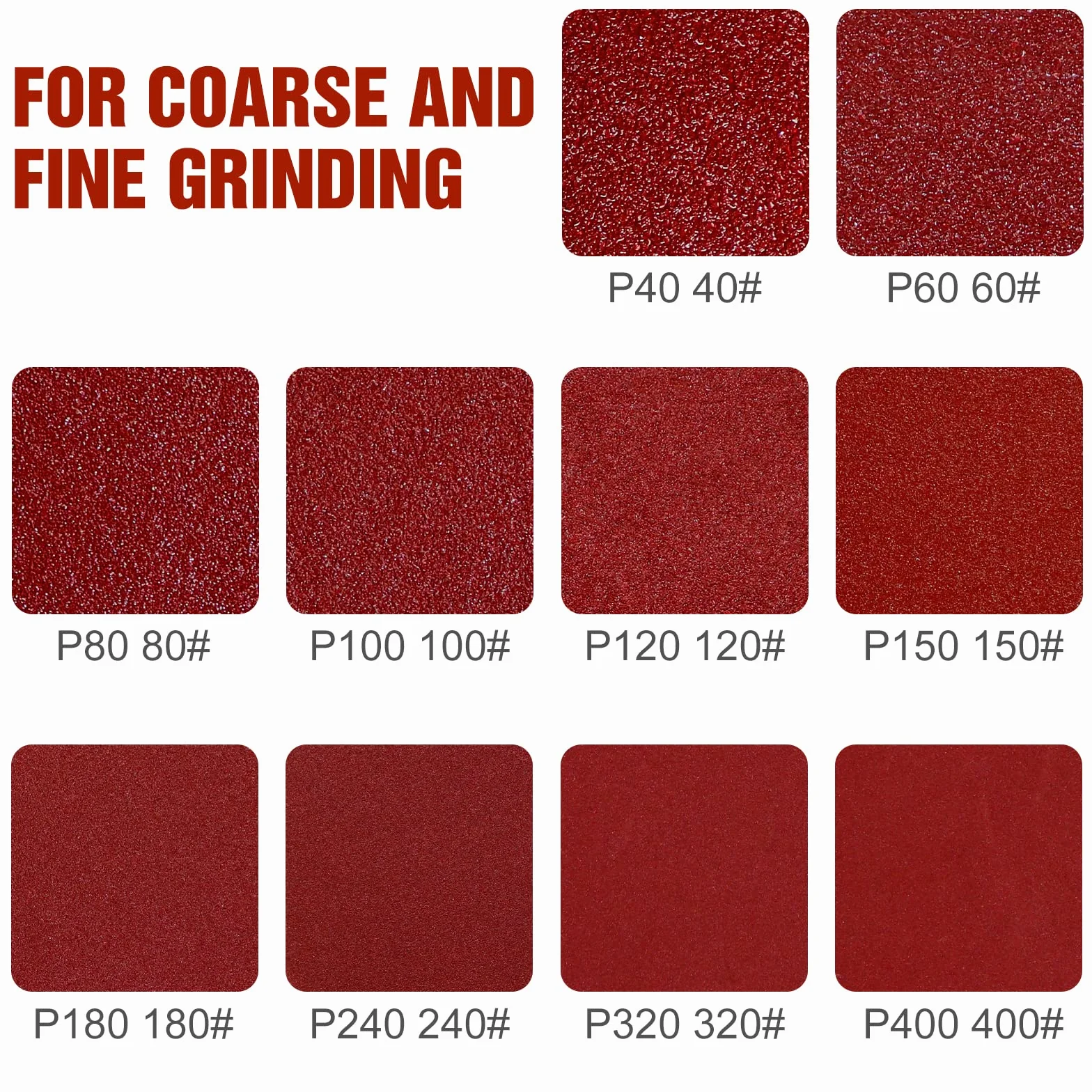 KONGMING 25 Pezzi Dischi Abrasivi 225 mm Grana 240 10 Fori Carta Vetrata per Levigatrice