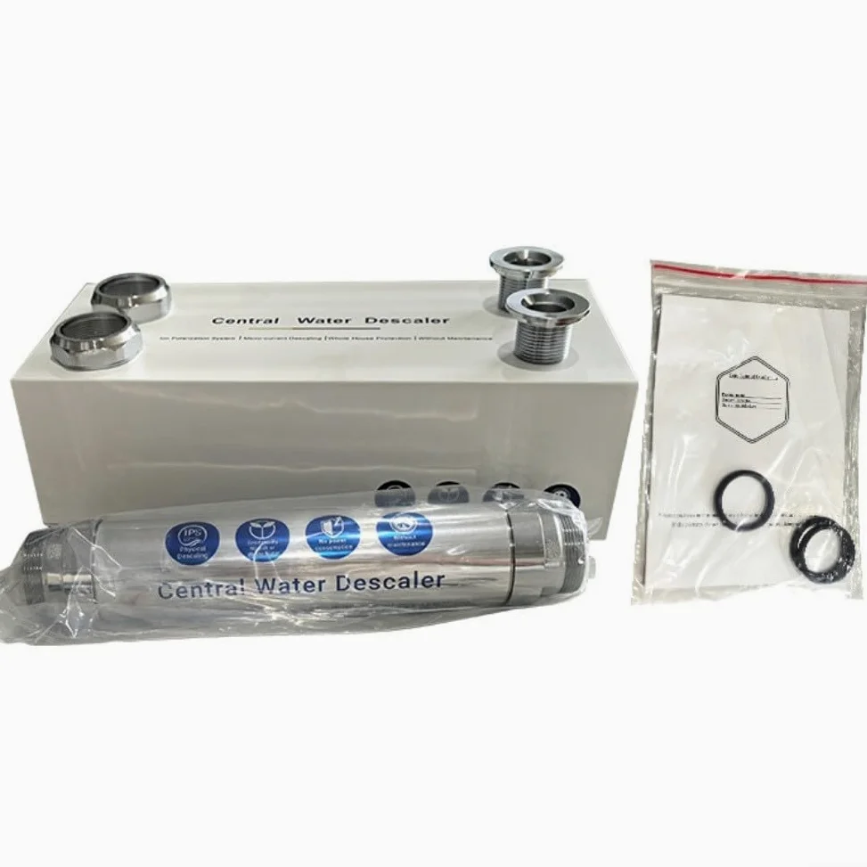 Filtro Acqua per dura Acciaio DN20 Anti-Calcare Filtro Acqua(DN25) | Riduce calcare, protegge per tubi, acciaio , DN15, installazione domestica facile
