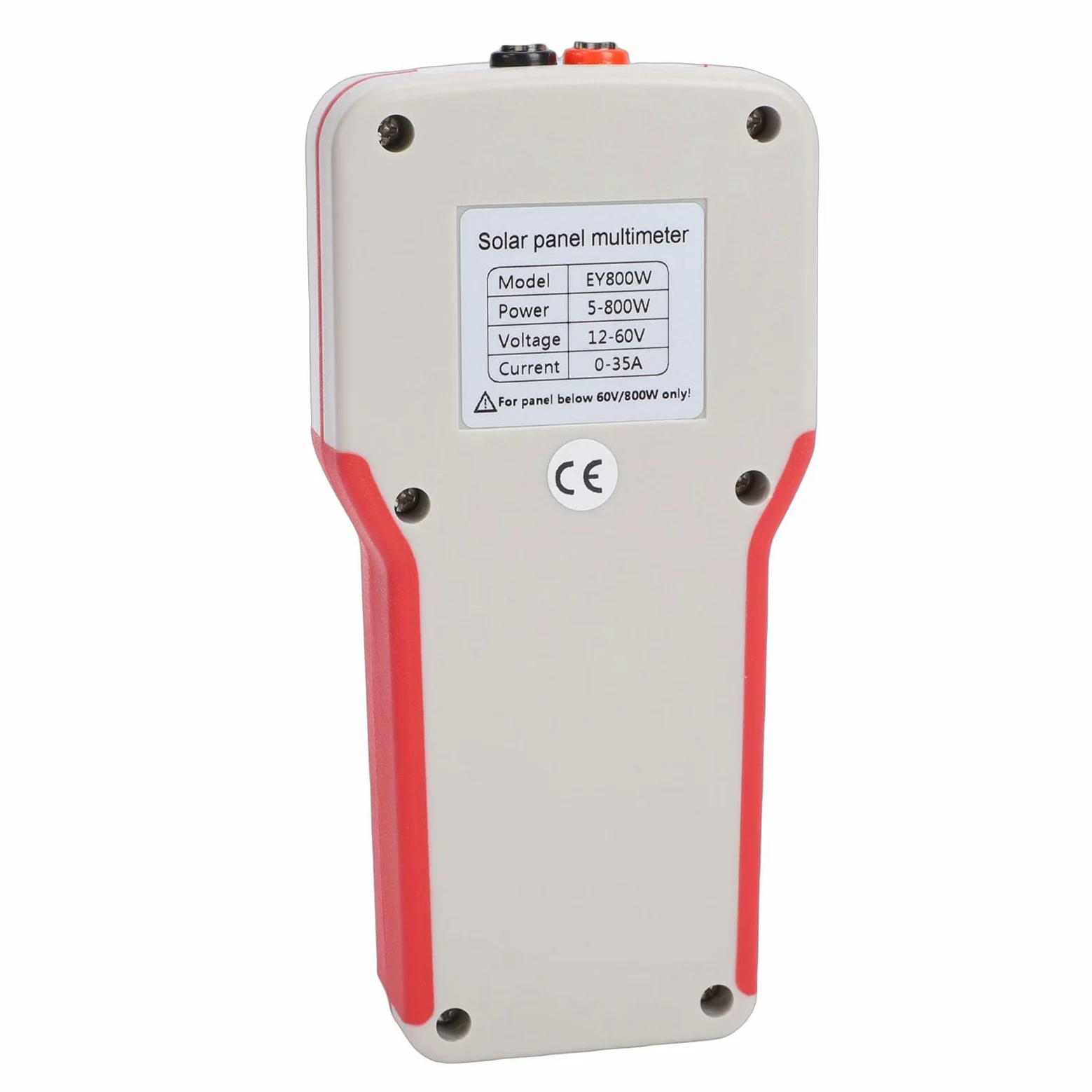 Tester per Pannelli Solari, 5 800 W 12 60 V 0 35 A MPPT Tester per Pannelli Solari Multimetro per Fotovoltaici con Ampio Display LCD per la Risoluzione dei Problemi del Solare Residenziale