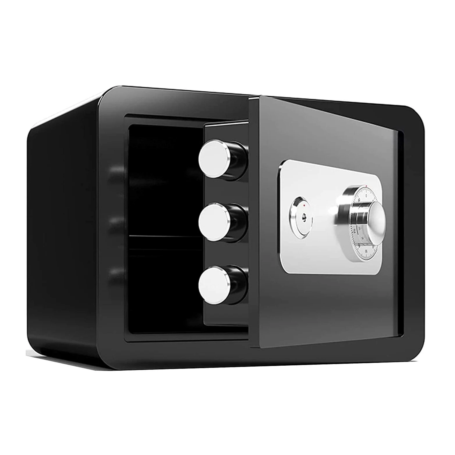 Casseforti Impermeabili Cassetta di Sicurezza con Serratura a Combinazione in Acciaio, Armadietto ignifugo e antifurto, Scatola Portadocumenti per Piccoli uffici, Altezza 25 cm/30 cm/45 cm per
