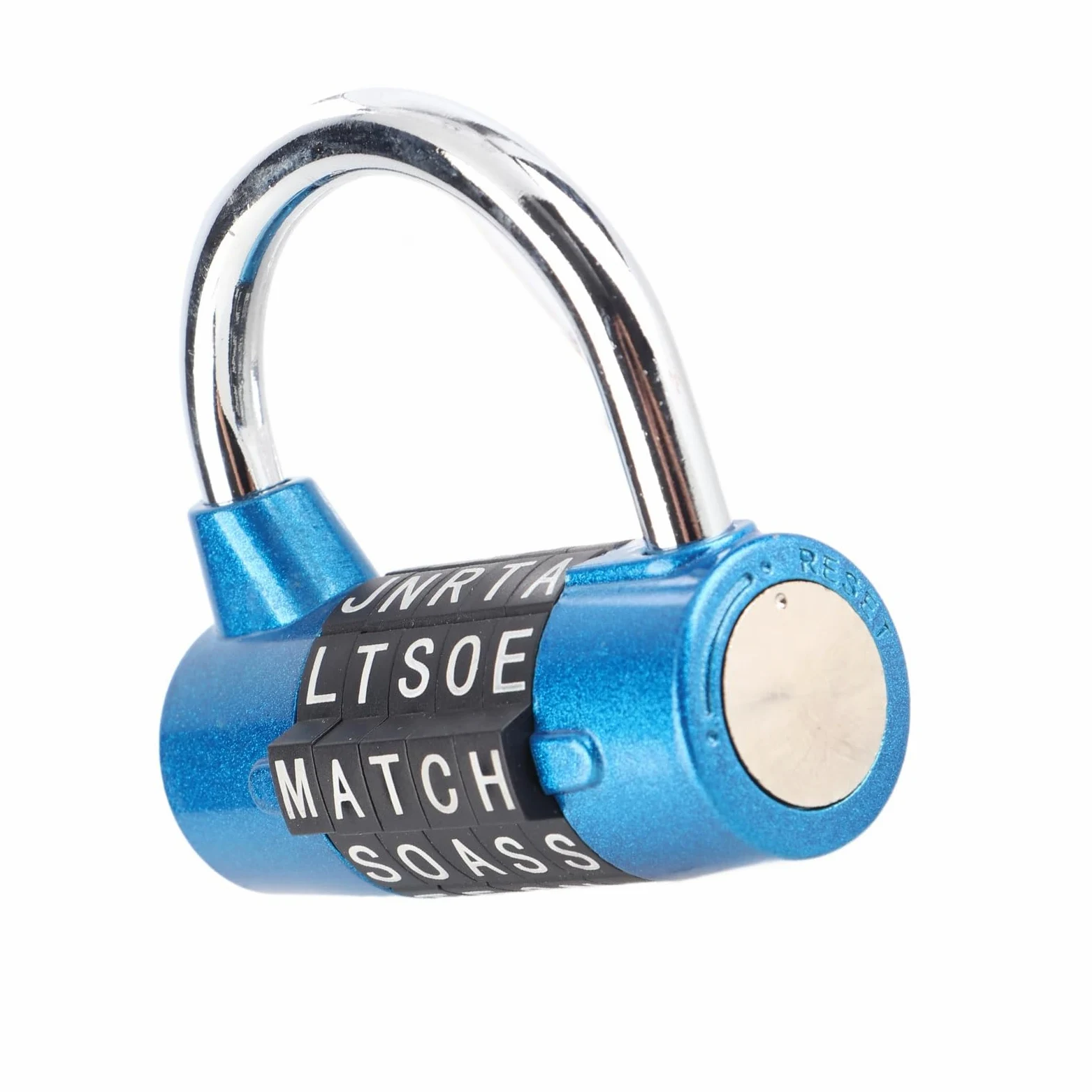 lyrlody Lucchetto a Combinazione 5 Cifre, Codice a Rotelle Numerico, Resettabile, in Lega di Zinco e Acciaio, per Valigia, Palestra, Borsa Viaggio, Porta (BLUE)