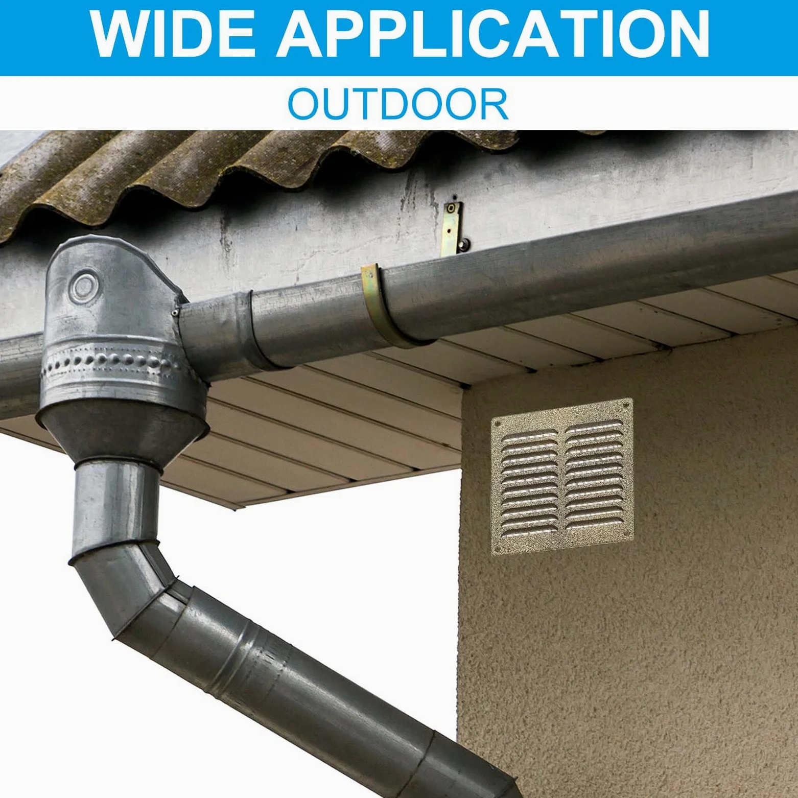 PATIKIL Griglia di ventilazione in acciaio inox, 30,5 x 40,6 cm, griglia di ventilazione HVAC, rete integrata per casa, cucina, camino, bagno, soffitto, parete, colore argento