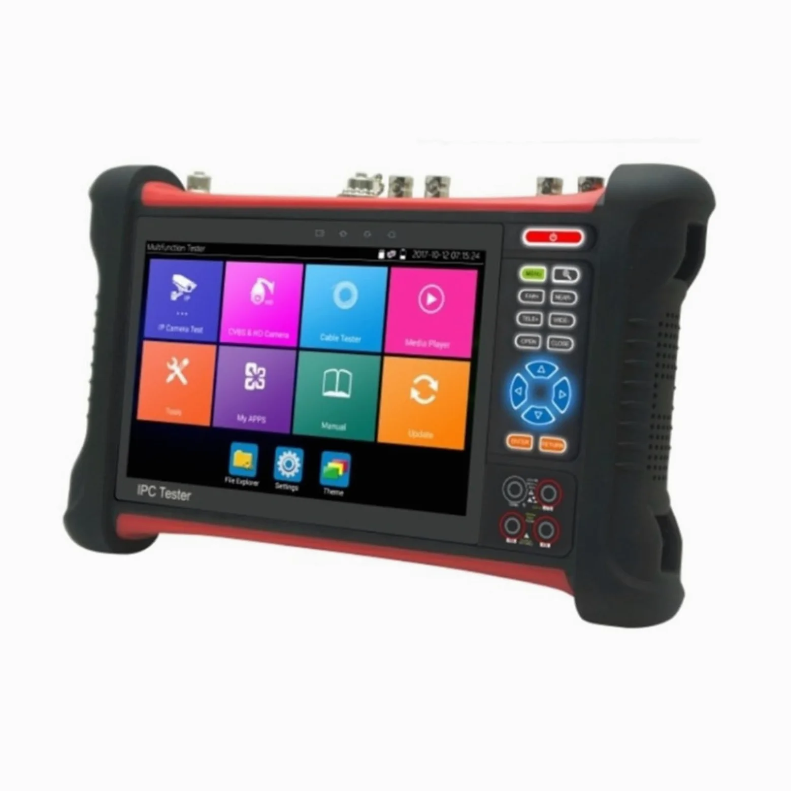 Supporto per tester CCTV per telecamera IP CCTV Tester Monitor IPC Tester POE 8MP TVI CVI SDI CVBS IP AHD Tester For Telecamera Monitor Con UTP TDR H.265(X7 ADH)