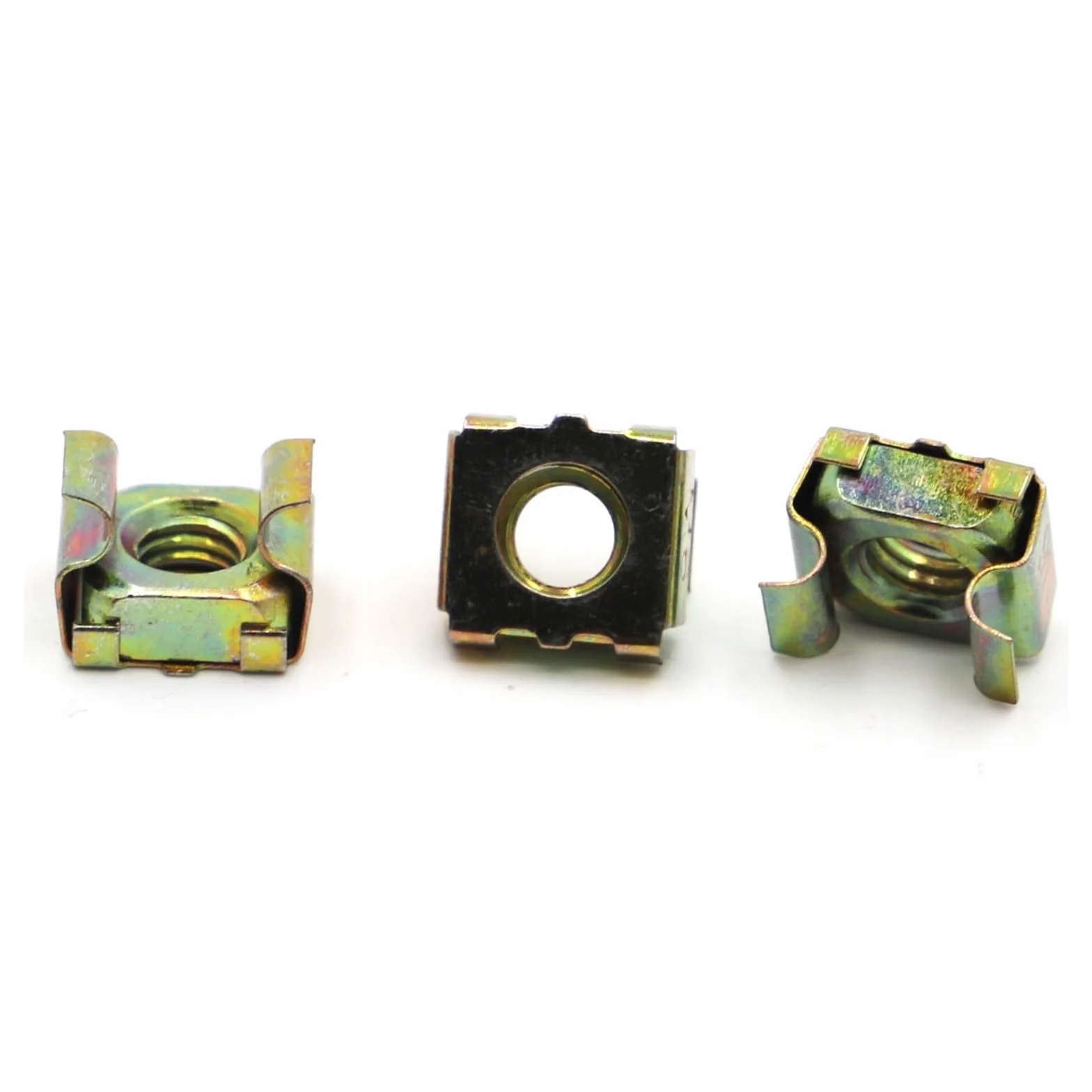 Dadi galleggianti Quartet zincati colorati M4 M5 M6 M8 M10 M12 100 pezzi Cassetta Dado a gabbia