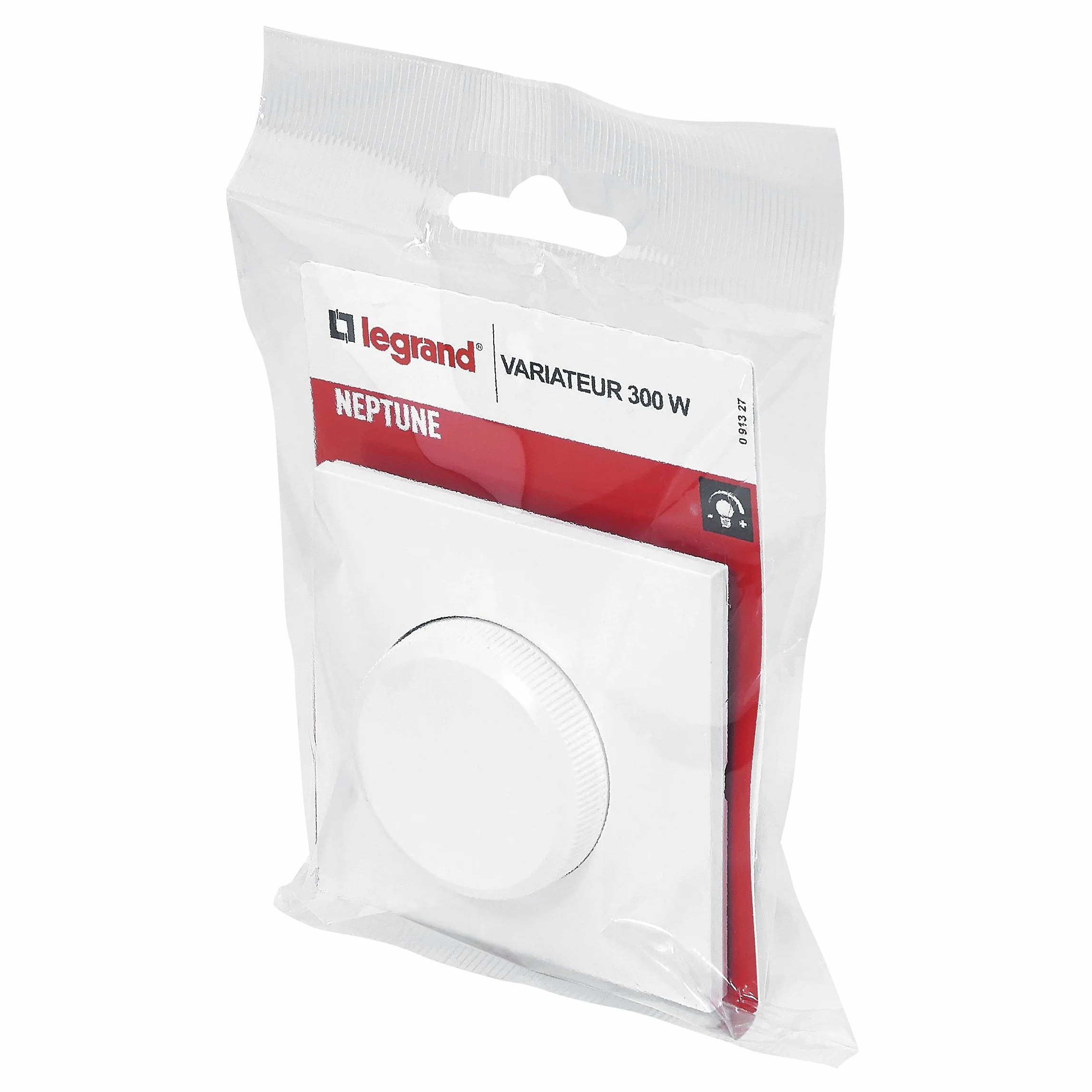 Legrand - Interruttore dimmer a pulsante Nettuno - 300 W - Bianco