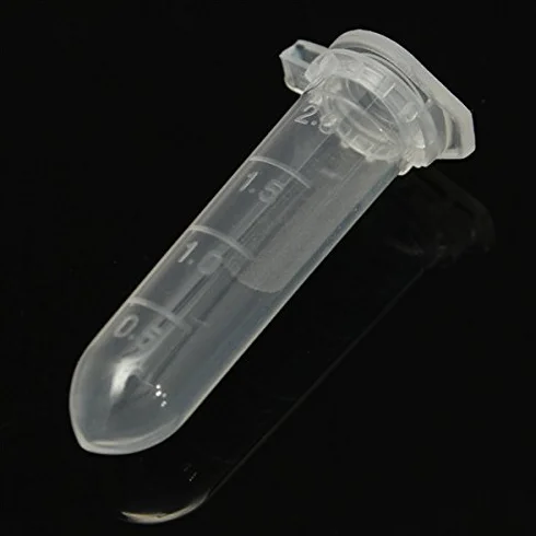 100pcs 2mL Polipropilene PP Tubi Centrifughe