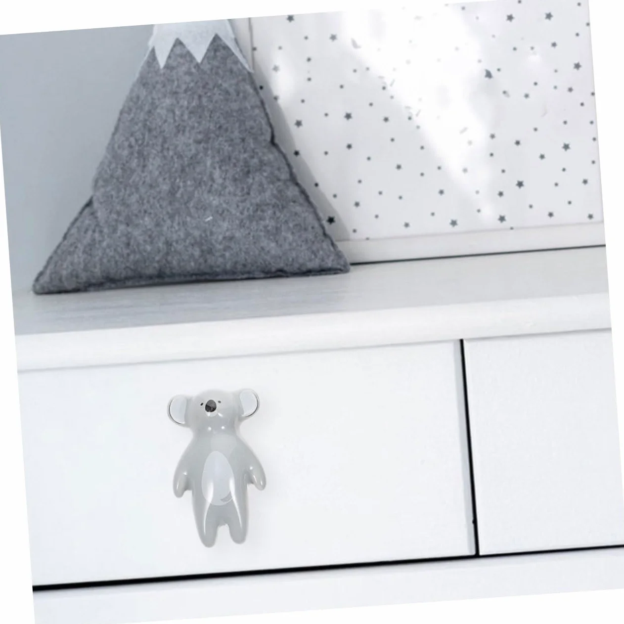 Veemoon Pomelli in Ceramica per Mobili, 8 Pezzi, Forma Animale, Facili da Installare, Decorativi, per Armadio e Cameretta