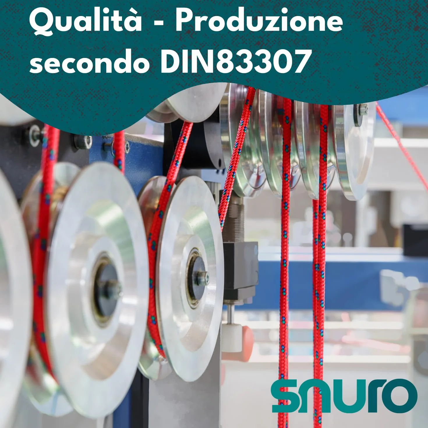 Corda in polipropilene (8mm, 50m, verde con rosso e giallo) - Corda intrecciata leggera per tutti gli usi, per esterni, la sopravvivenza e il giardino - Forza di rottura 918kg