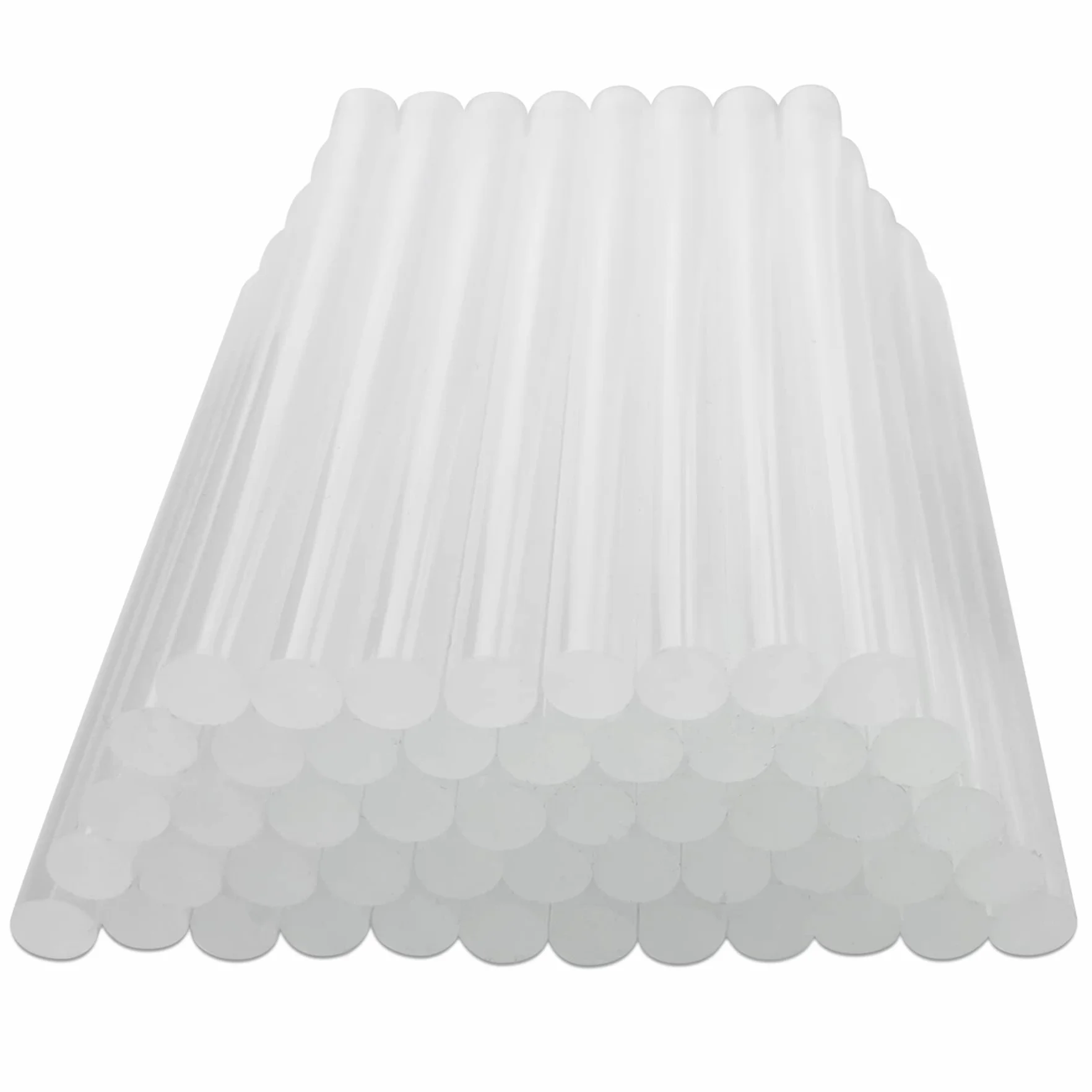 Bastoni di Colla a Caldo 7x100mm Trasparenti 50 Pezzi per Pistola 7mm